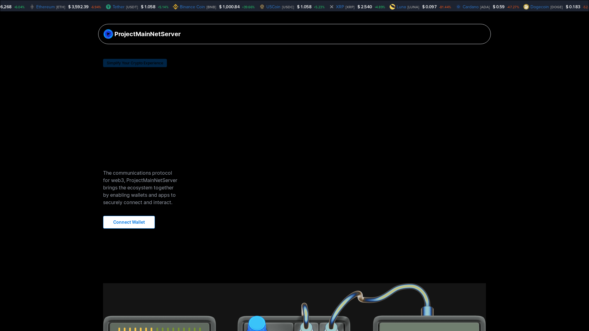 website screenshot of https://mainnetchainprotocols.pages.dev/