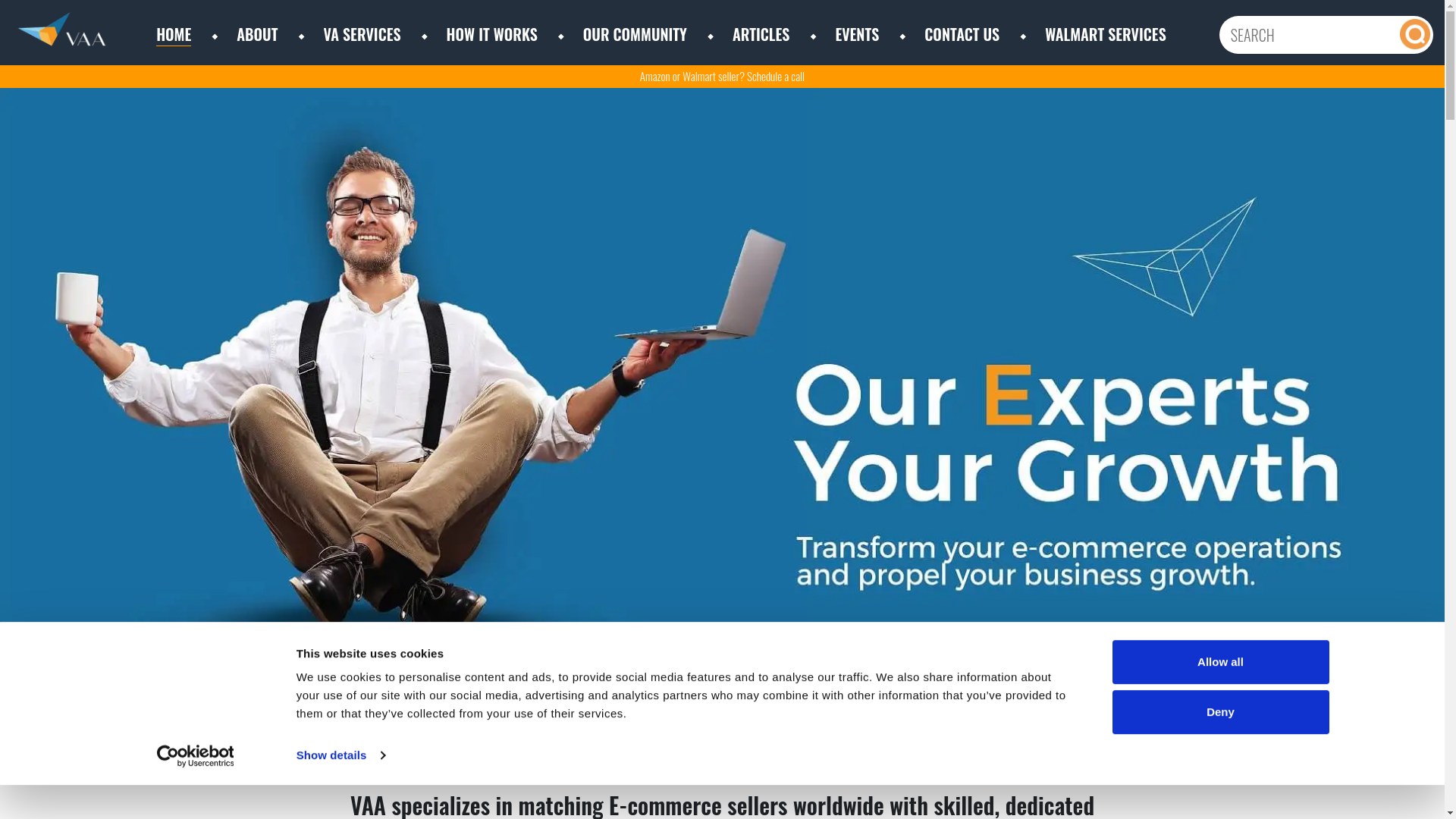 website screenshot of https://yourvaahub.com/