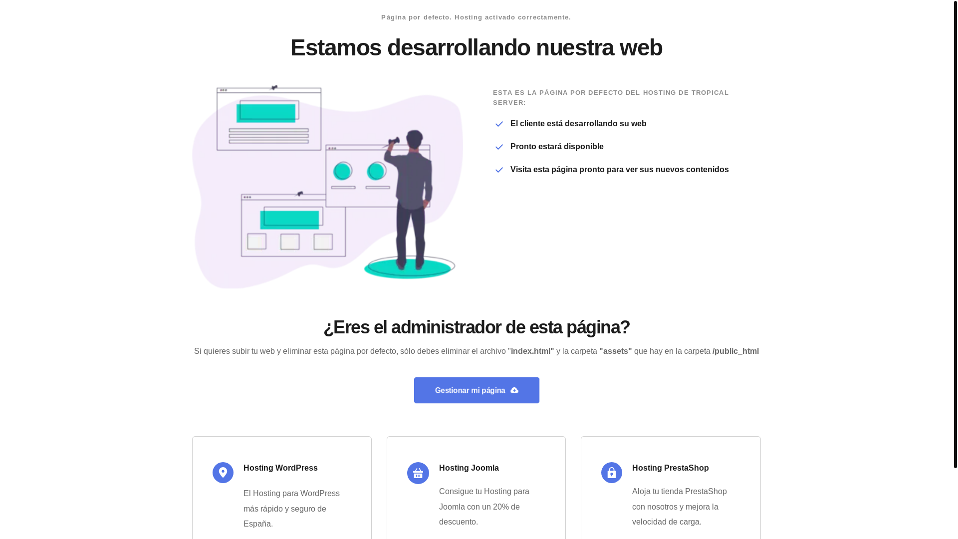 website screenshot of https://sabanitarociera.com/