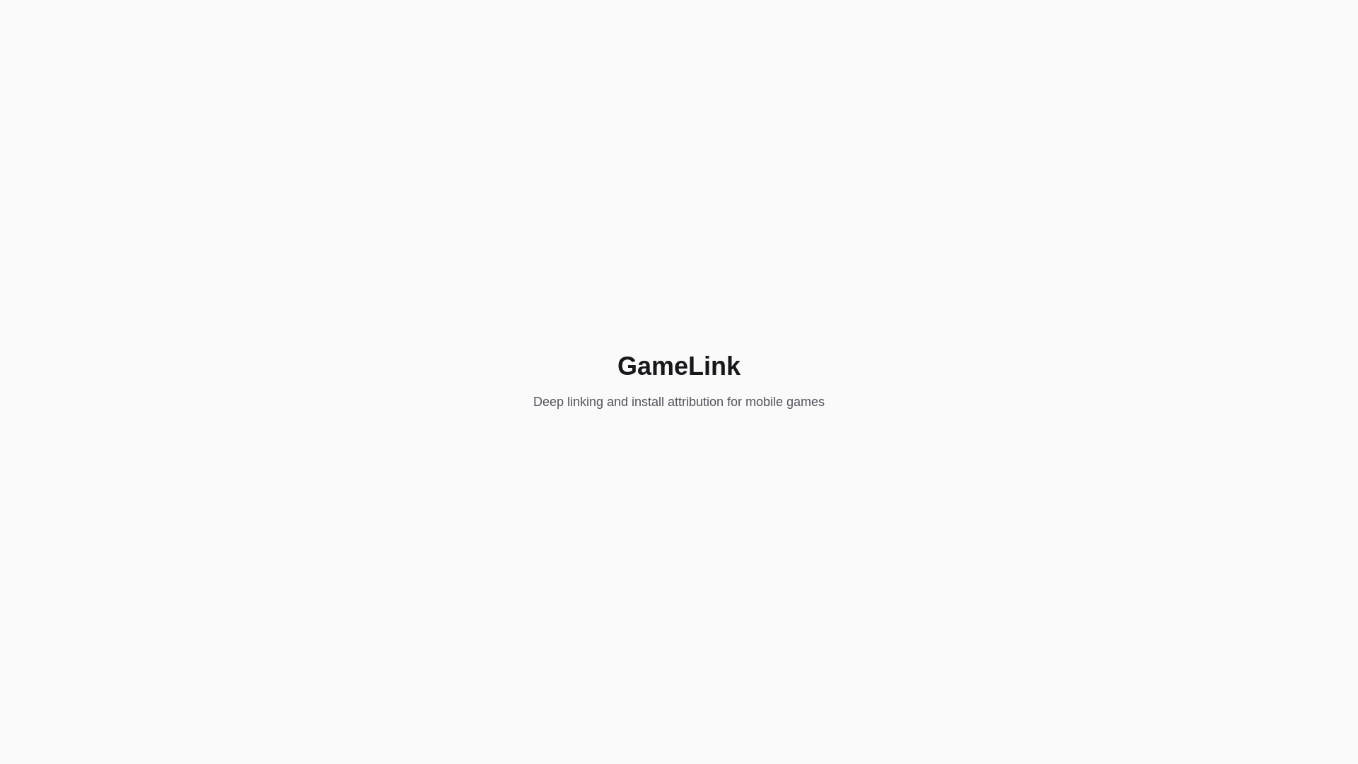 website screenshot of https://gamelink.to/