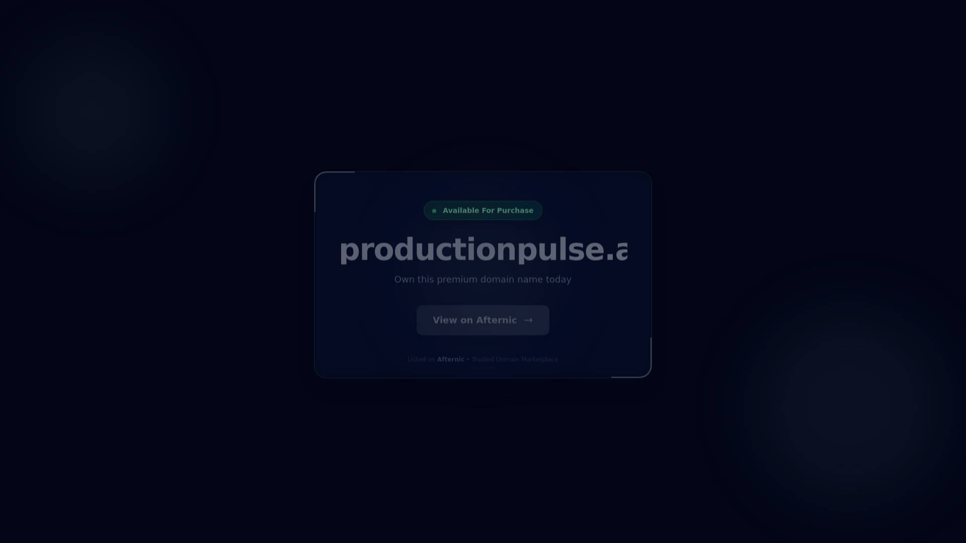website screenshot of https://productionpulse.app/