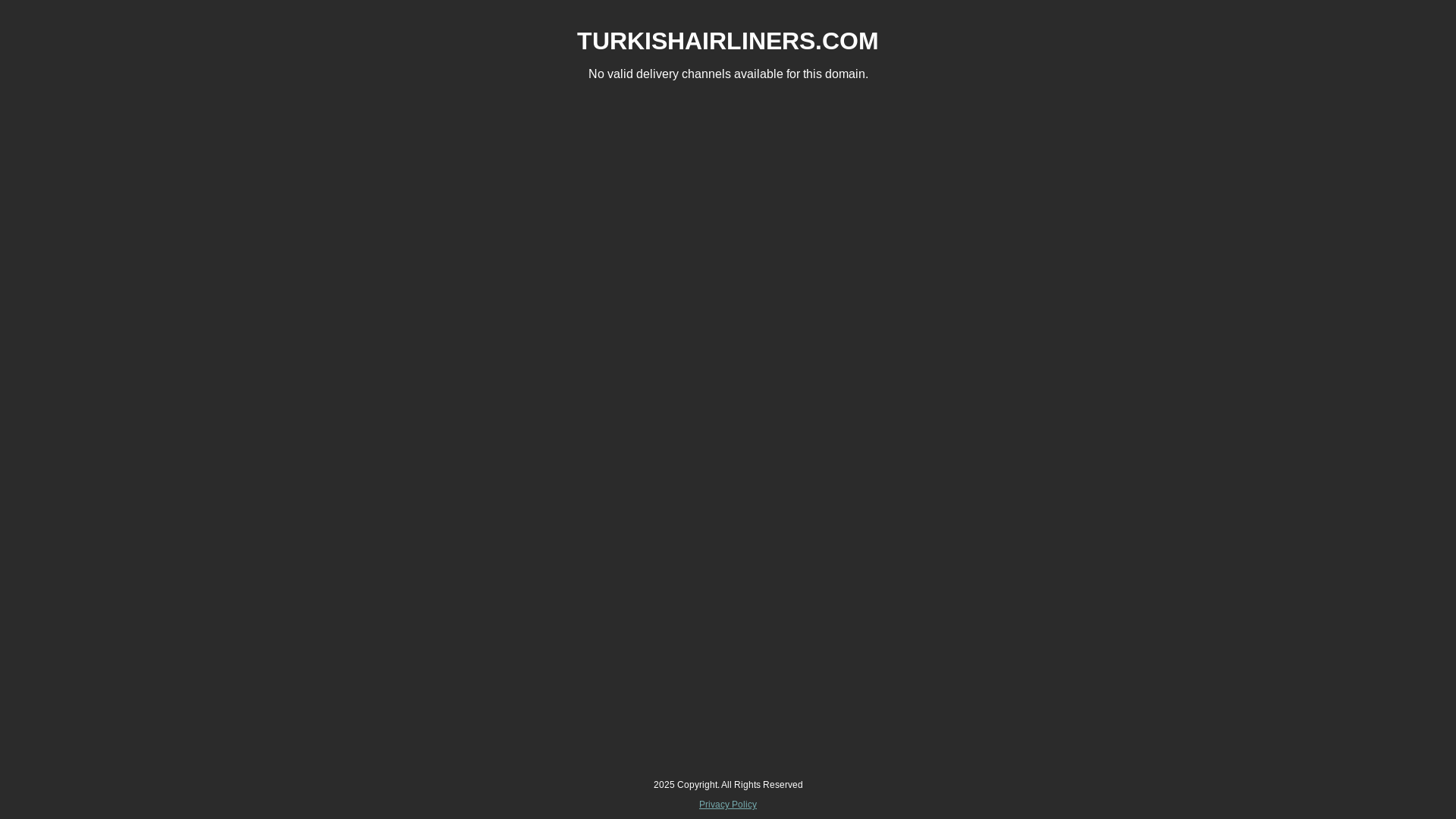 website screenshot of https://turkishairliners.com/