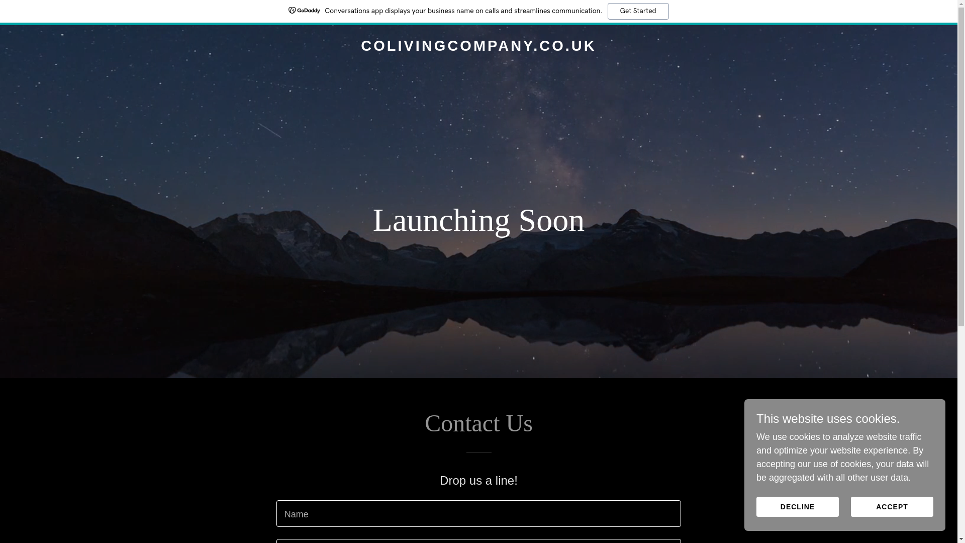 website screenshot of https://colivingcompany.co.uk/
