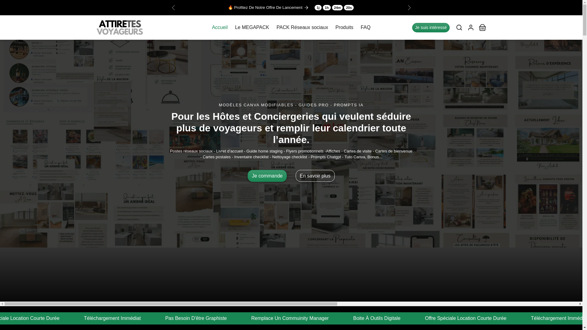 website screenshot of https://attiretesvoyageurs.com/