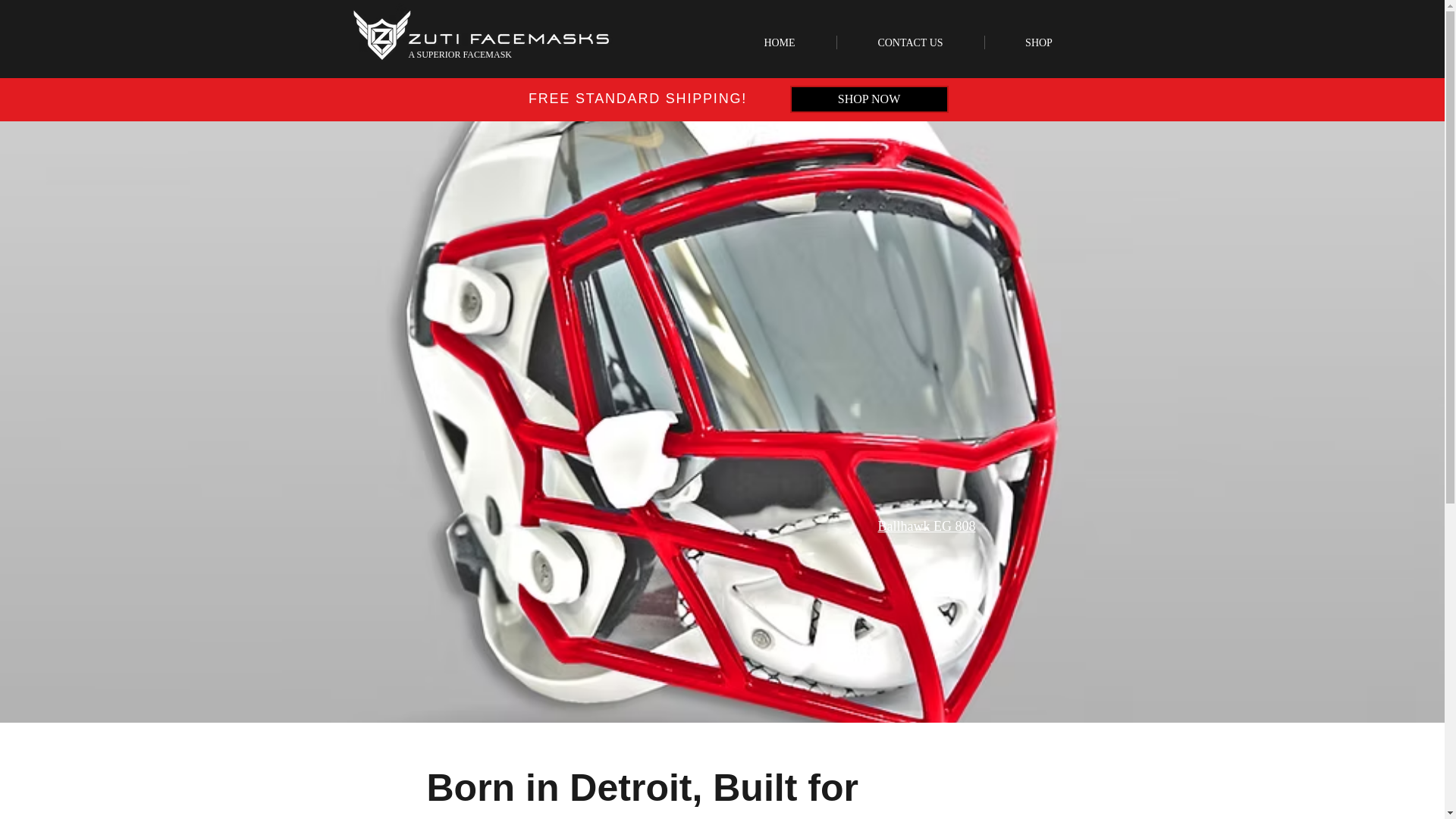 website screenshot of https://zutifacemasks.com/