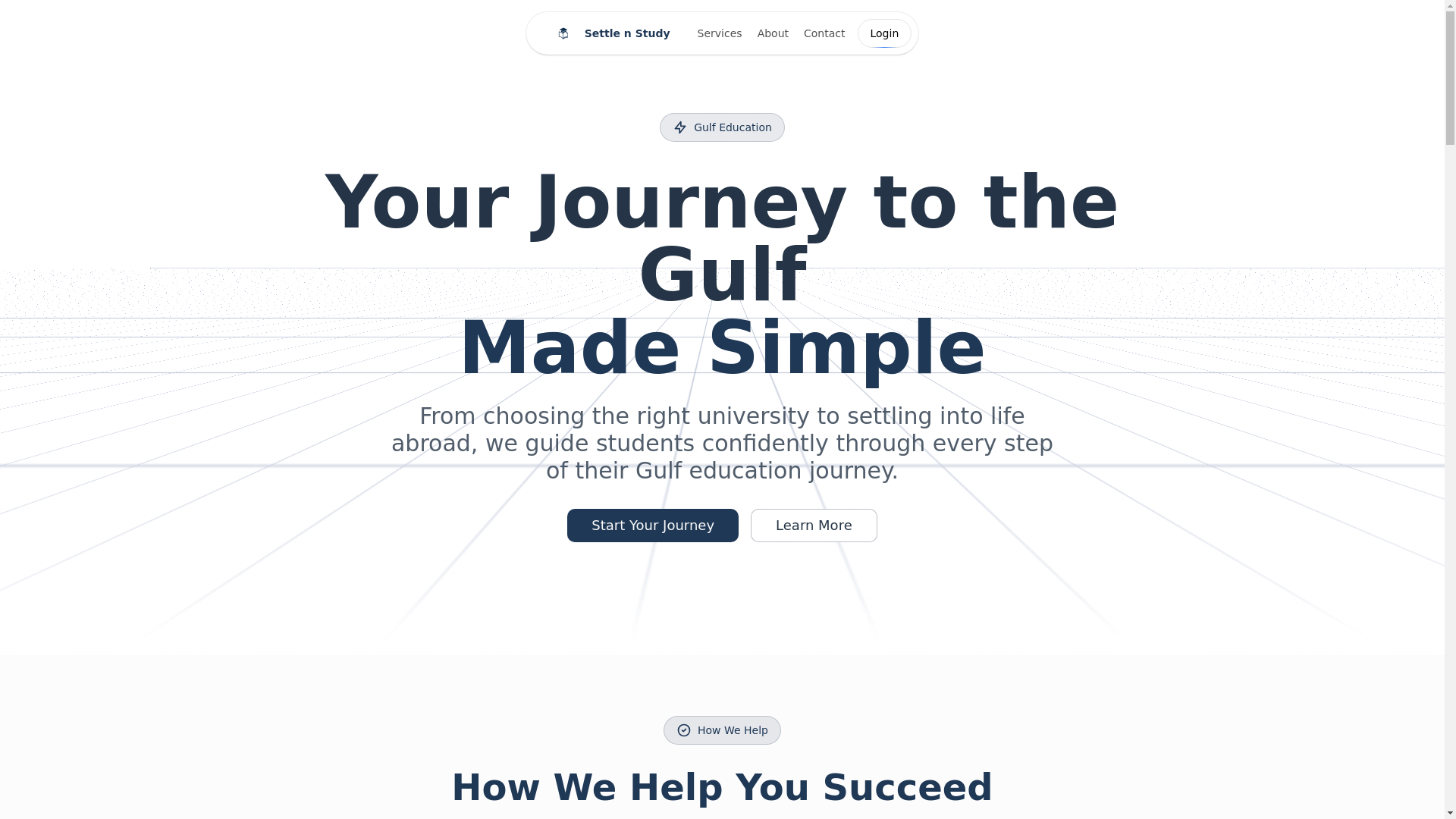 website screenshot of https://settlenstudy.com/