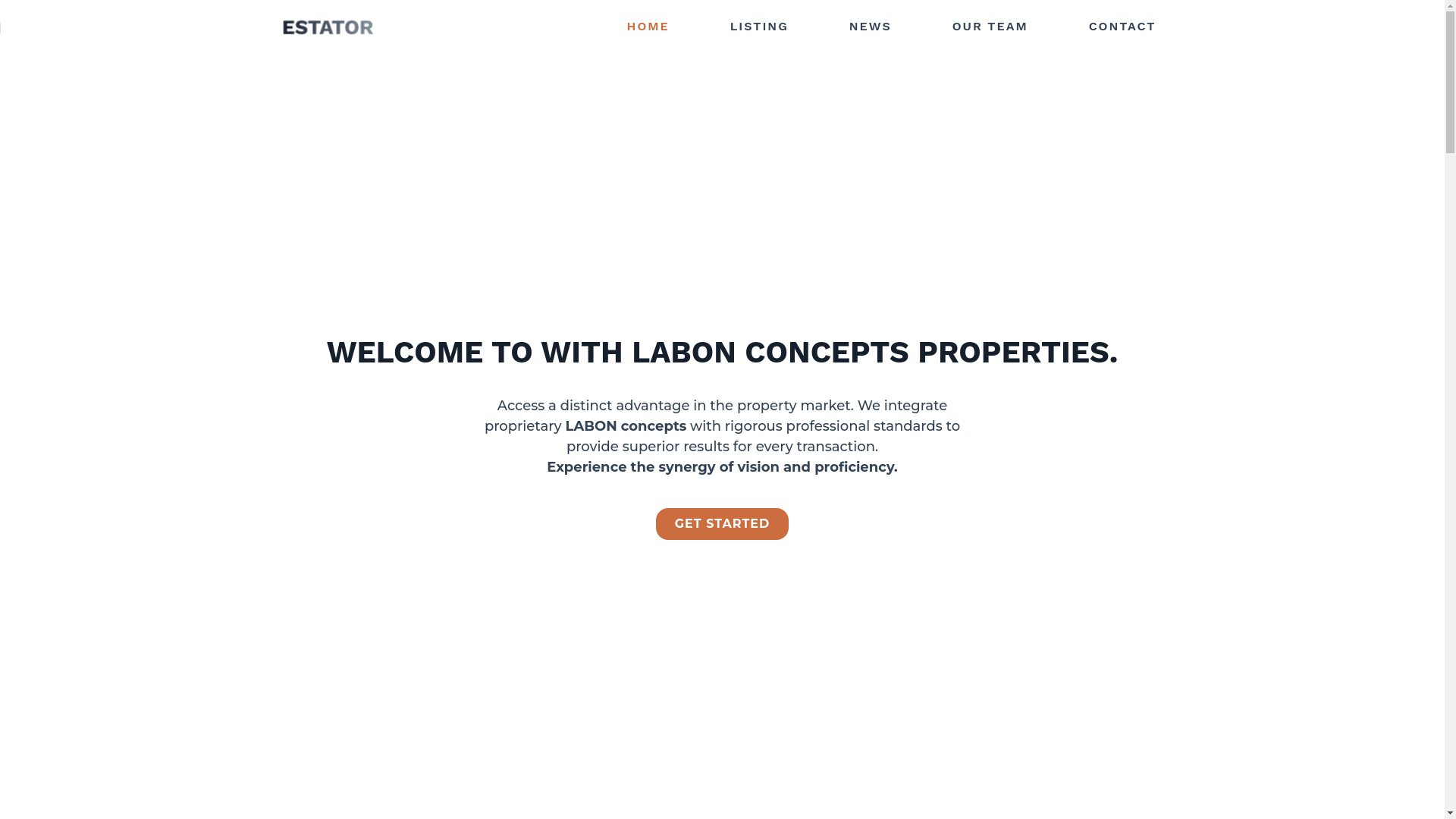 website screenshot of https://labonconceptint.com/