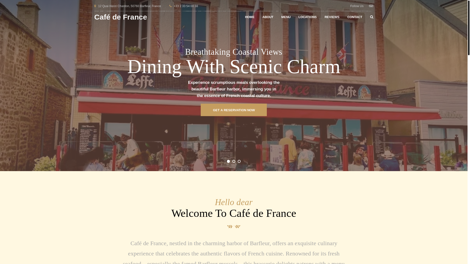 website screenshot of https://cafedefrance.shop/