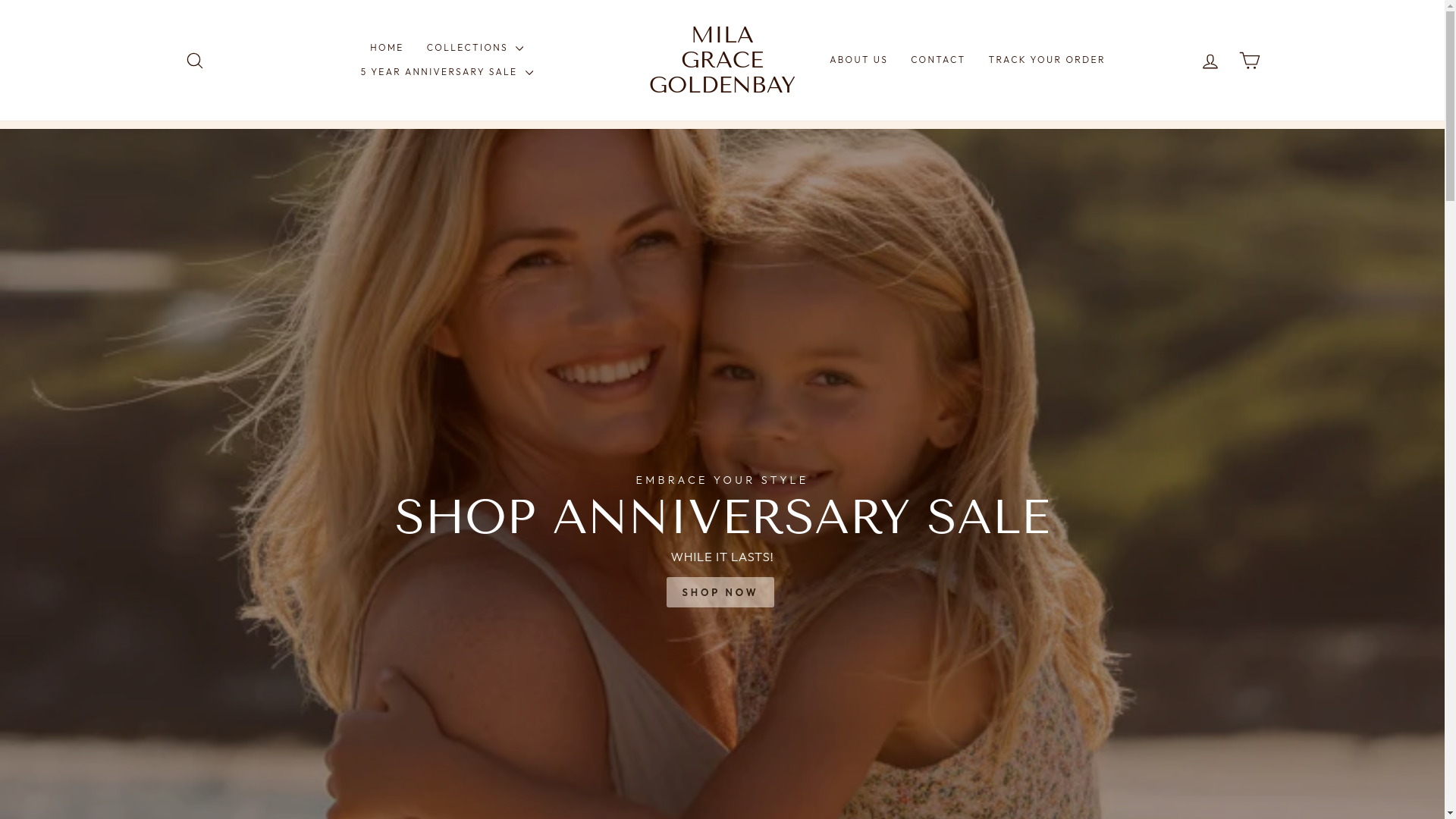 website screenshot of https://milagracegoldenbay.com/