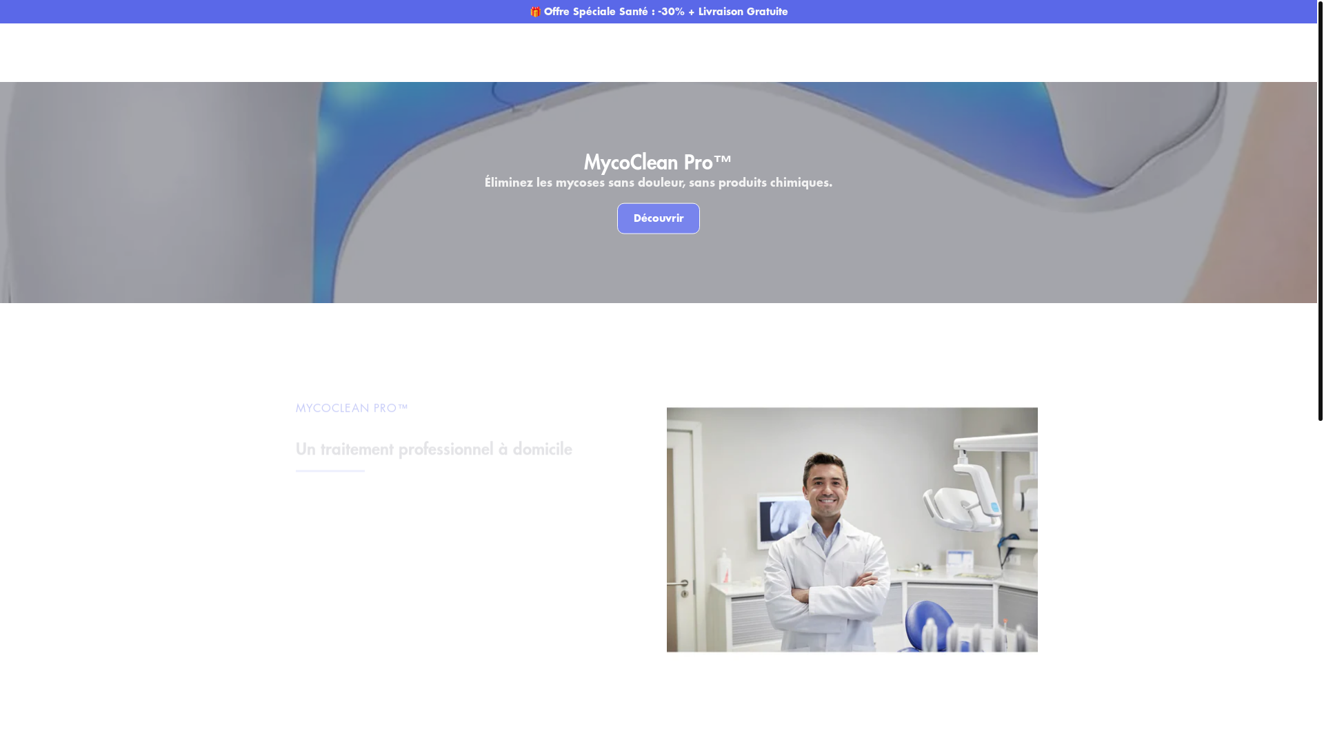 website screenshot of https://mycocleanpro.com/
