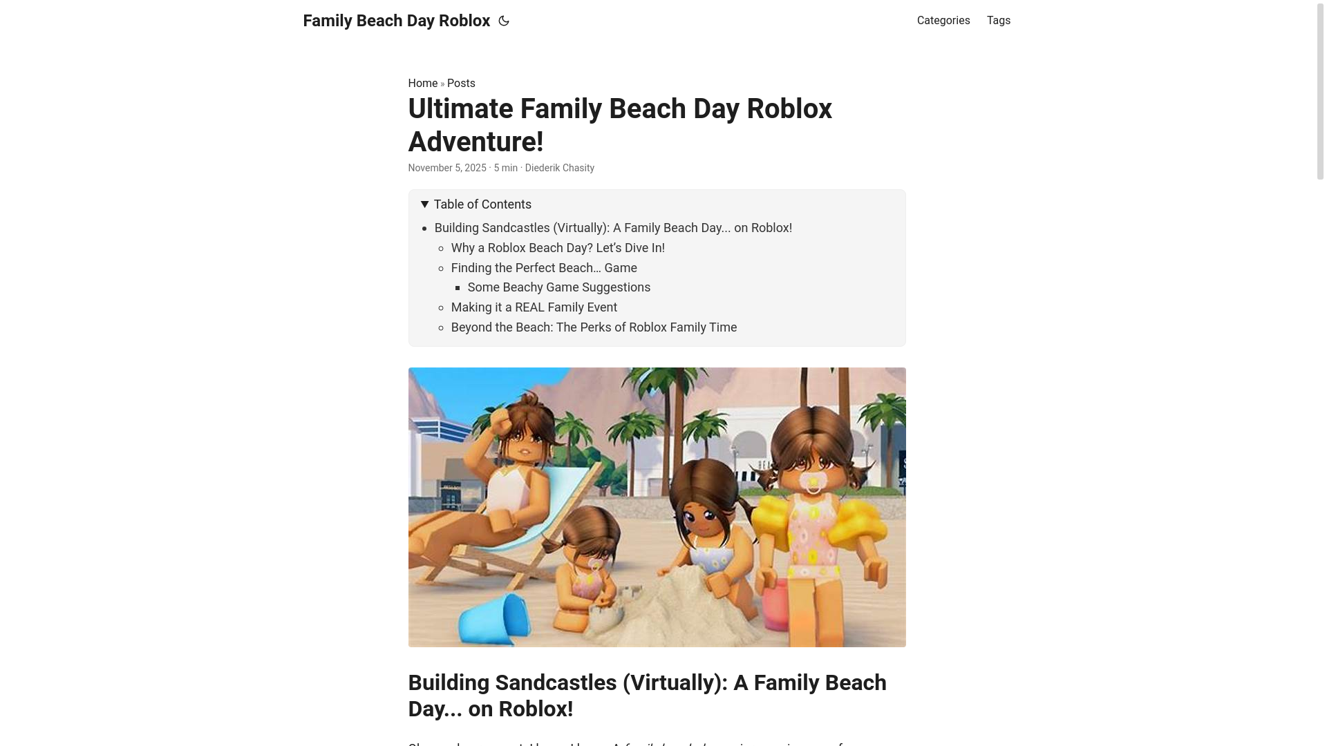 website screenshot of https://family-beach-day-roblox.pages.dev/