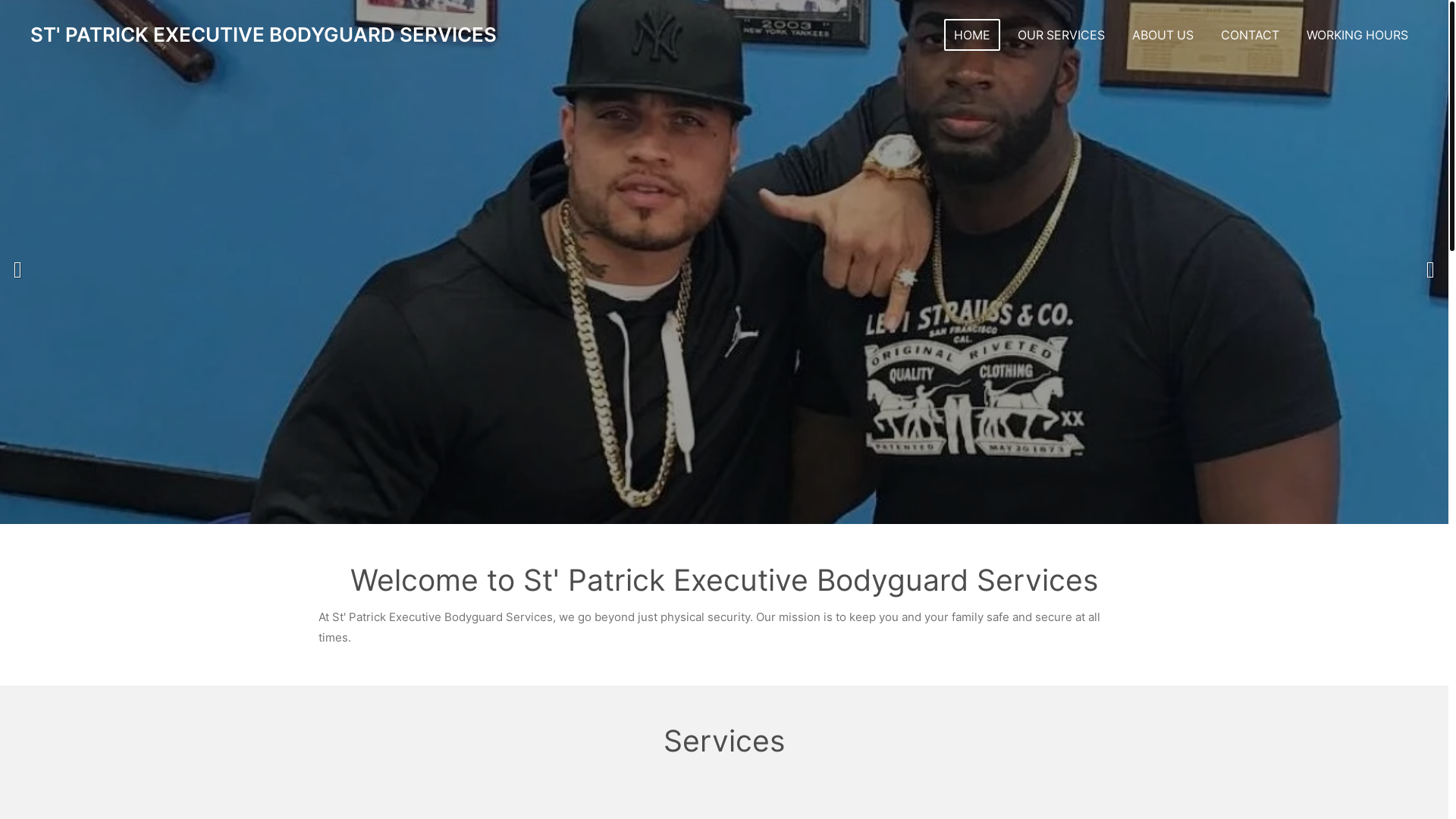 website screenshot of https://st-patrick-executive-bodyguard-services.org/