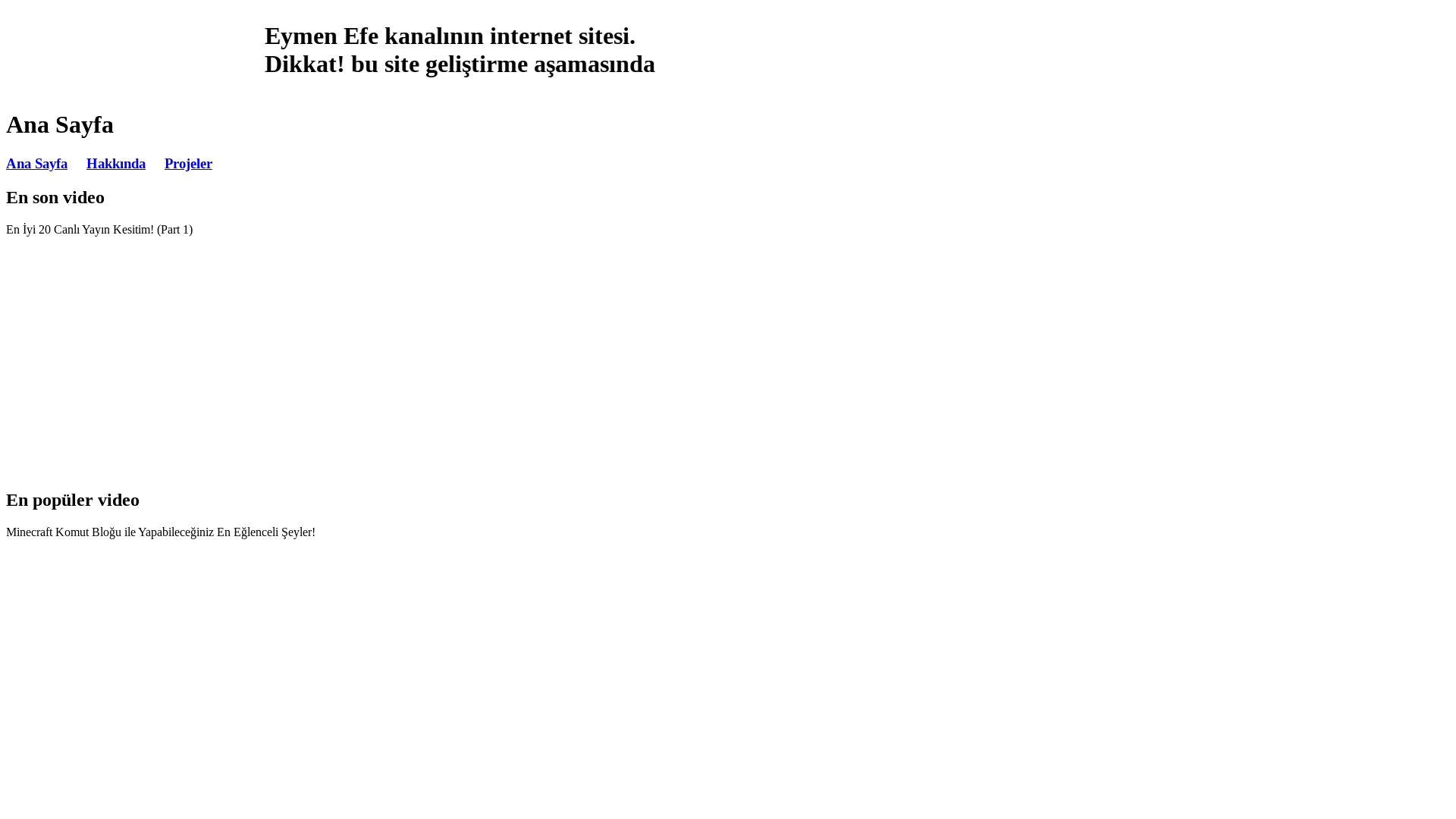 website screenshot of https://eymenefegamer.pages.dev/
