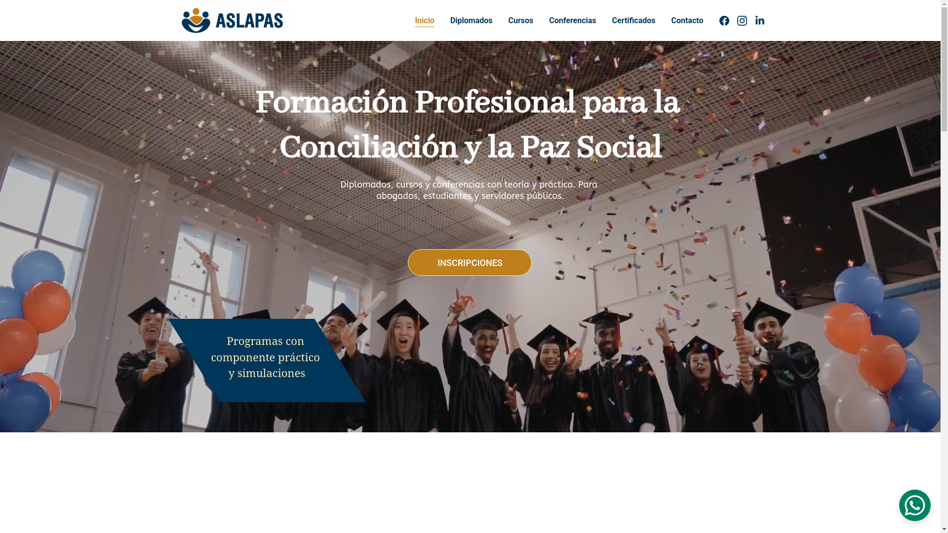 website screenshot of https://aslapas.com/