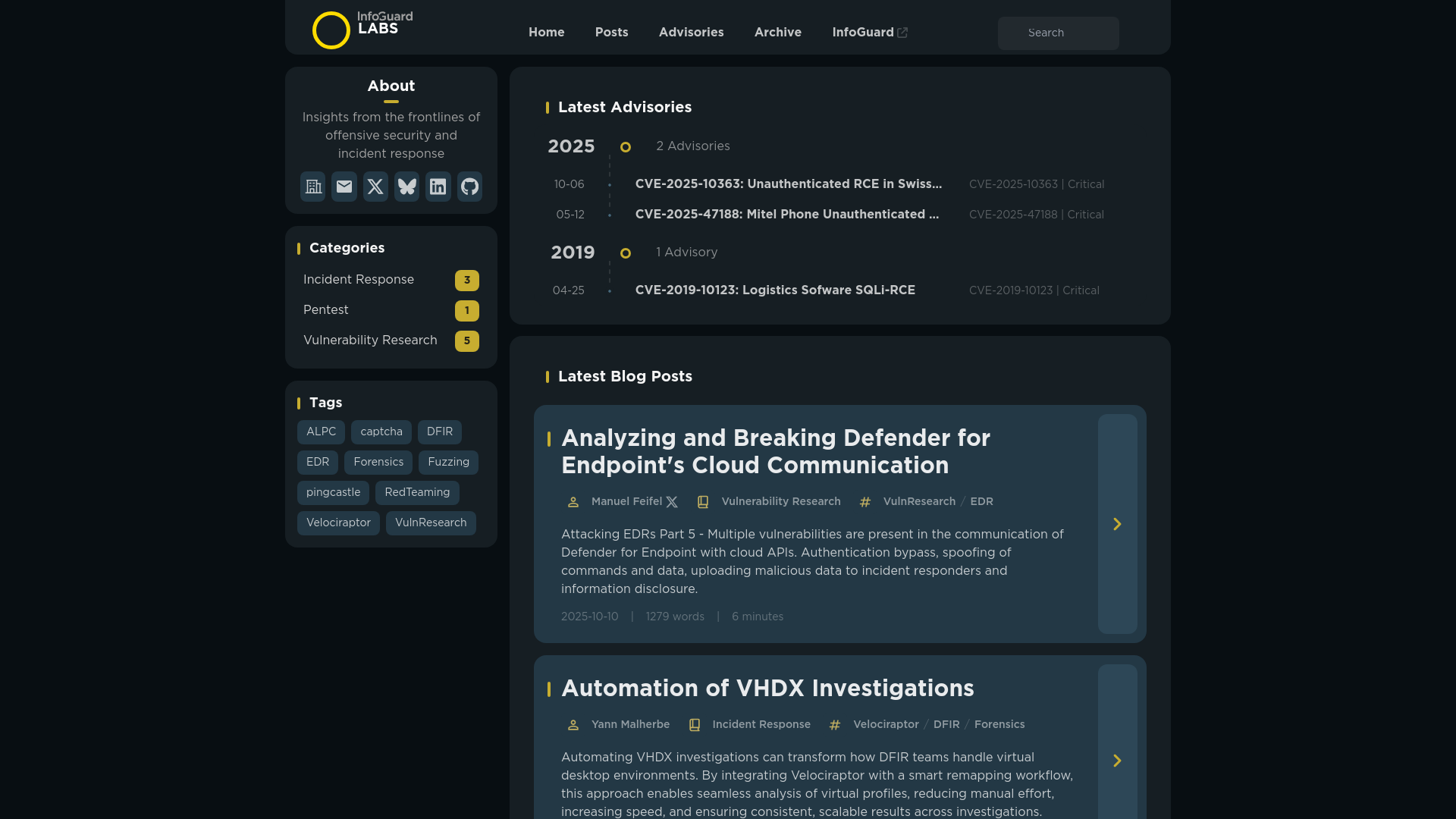website screenshot of https://iglabs.pages.dev/