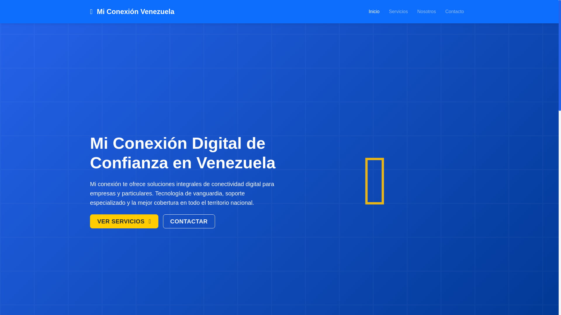 website screenshot of https://miconexionve.top/