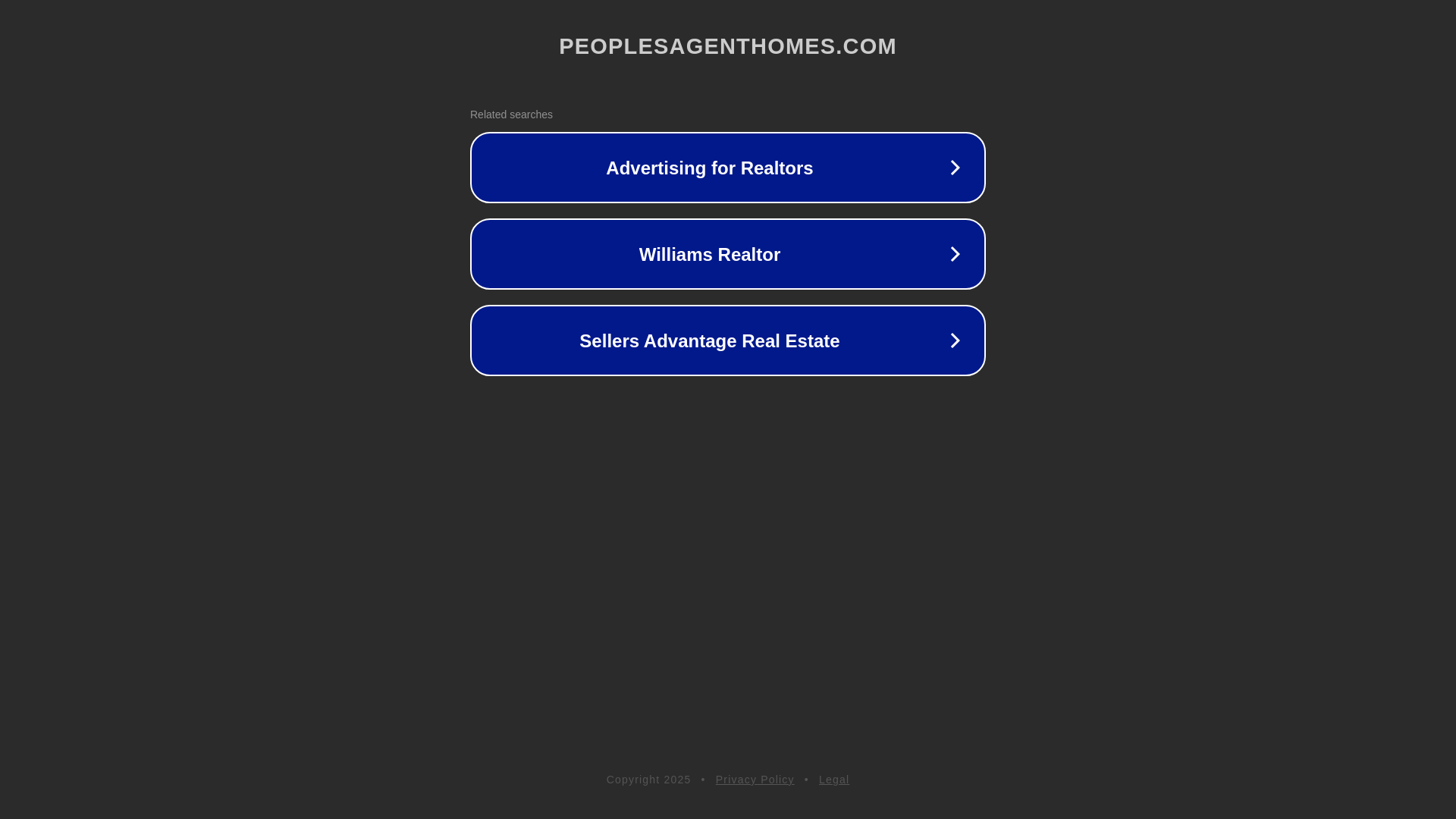 website screenshot of https://peoplesagenthomes.com/