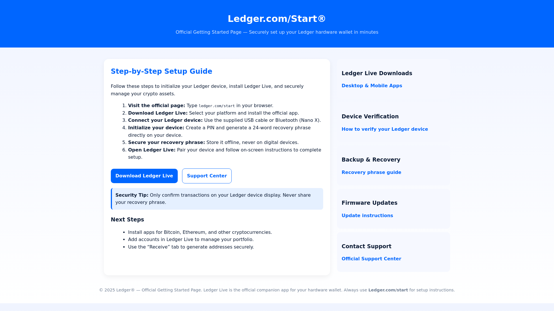 website screenshot of https://ldger-live-public.pages.dev/