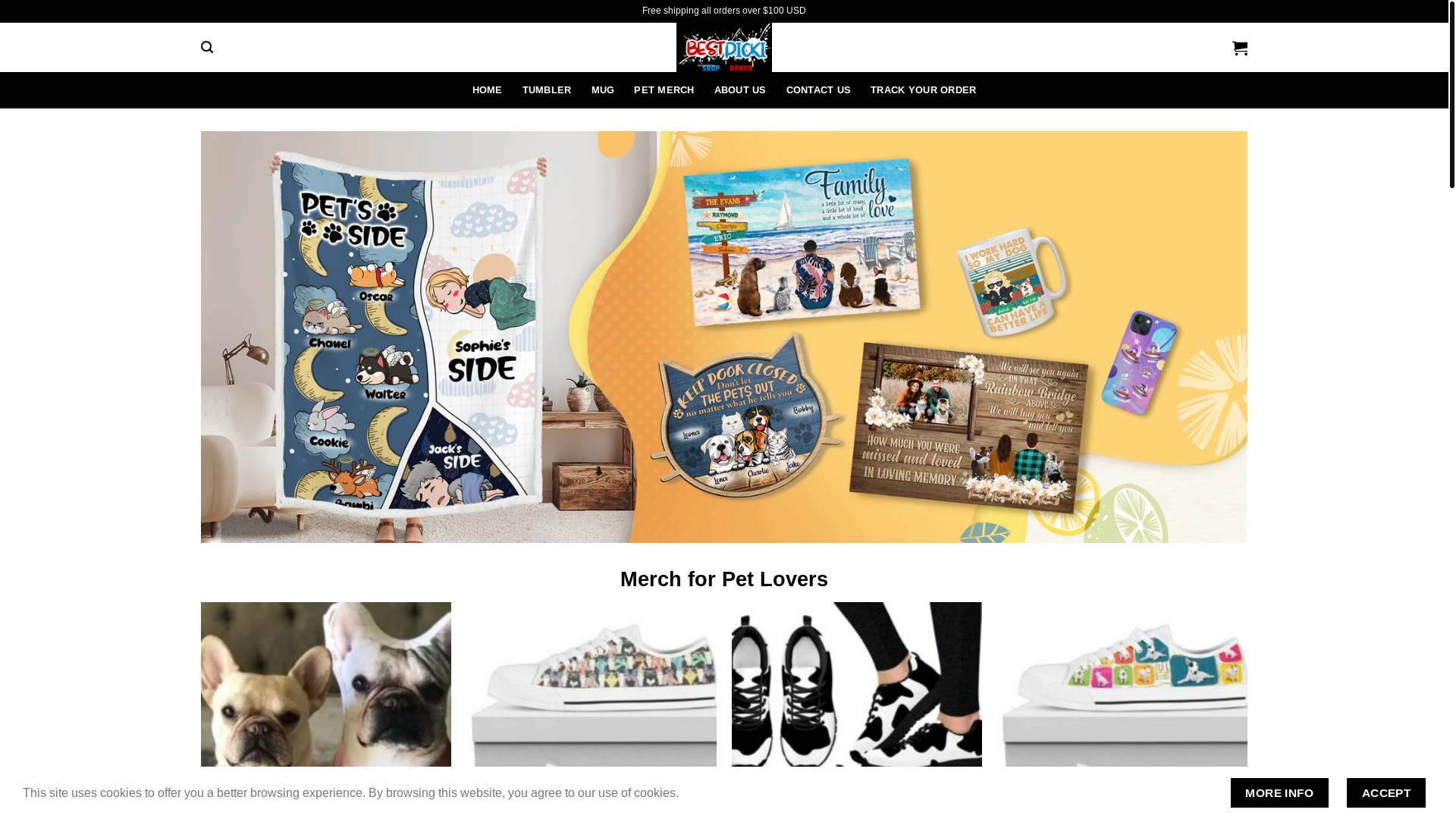 website screenshot of https://heayward.shop/