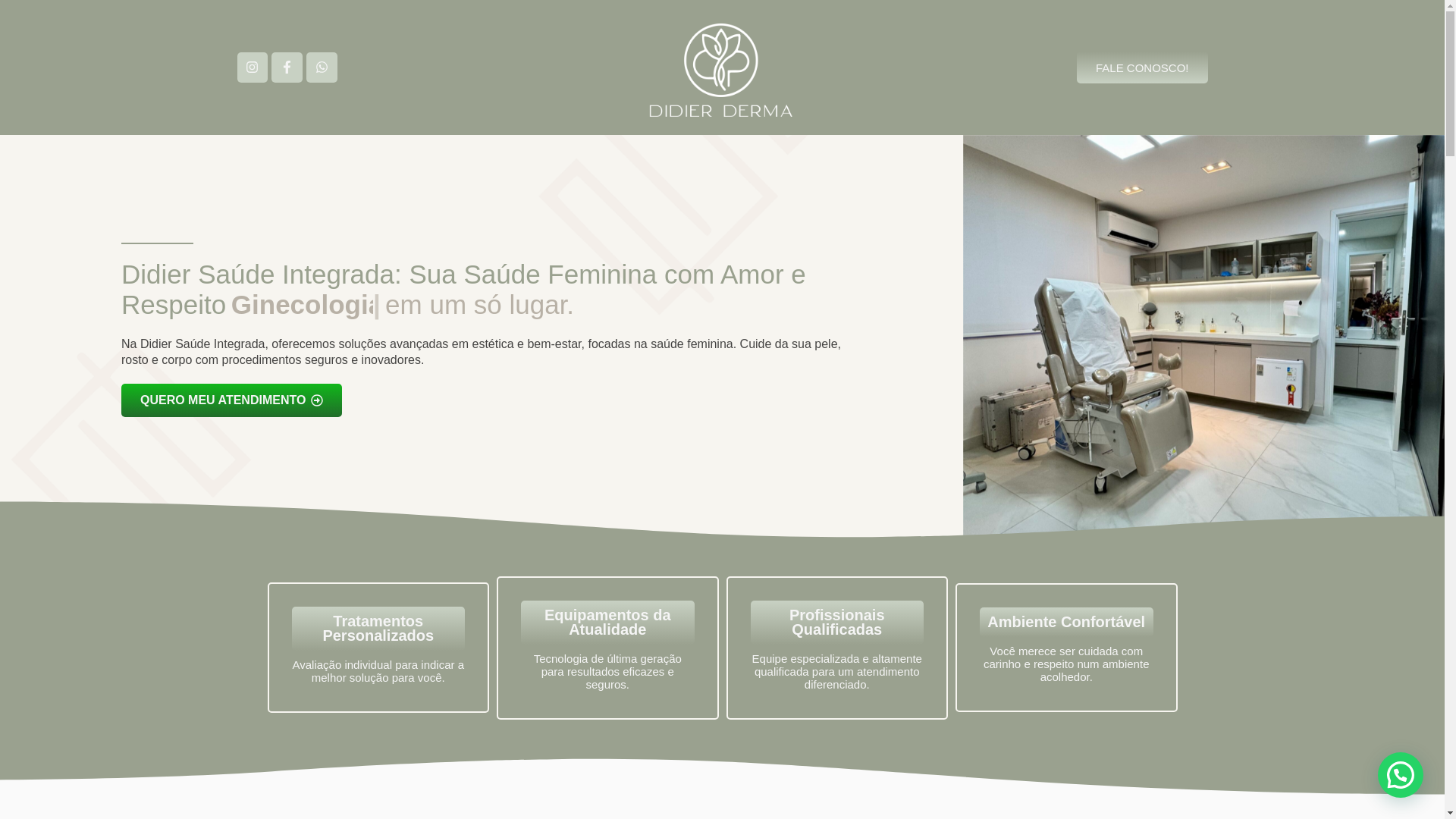 website screenshot of https://didiersaudeintegrada.com.br/