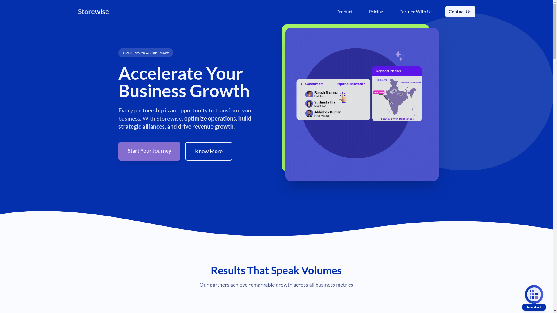 website screenshot of https://storewise-website-7fe.pages.dev/