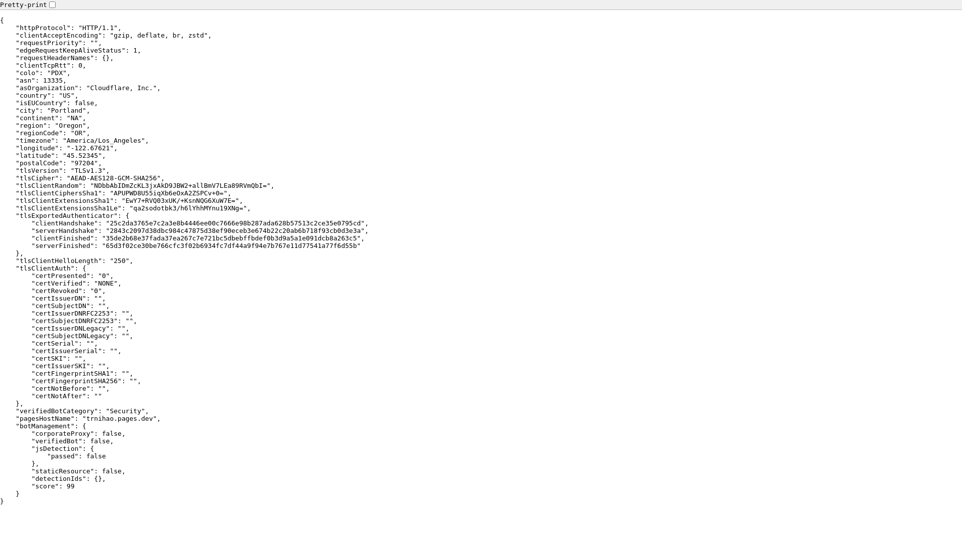 website screenshot of https://trnihao.pages.dev/