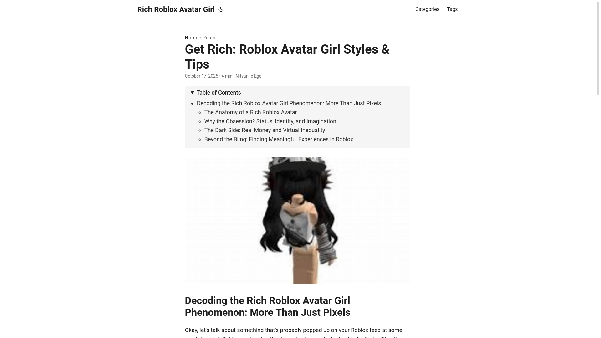 website screenshot of https://rich-roblox-avatar-girl.pages.dev/