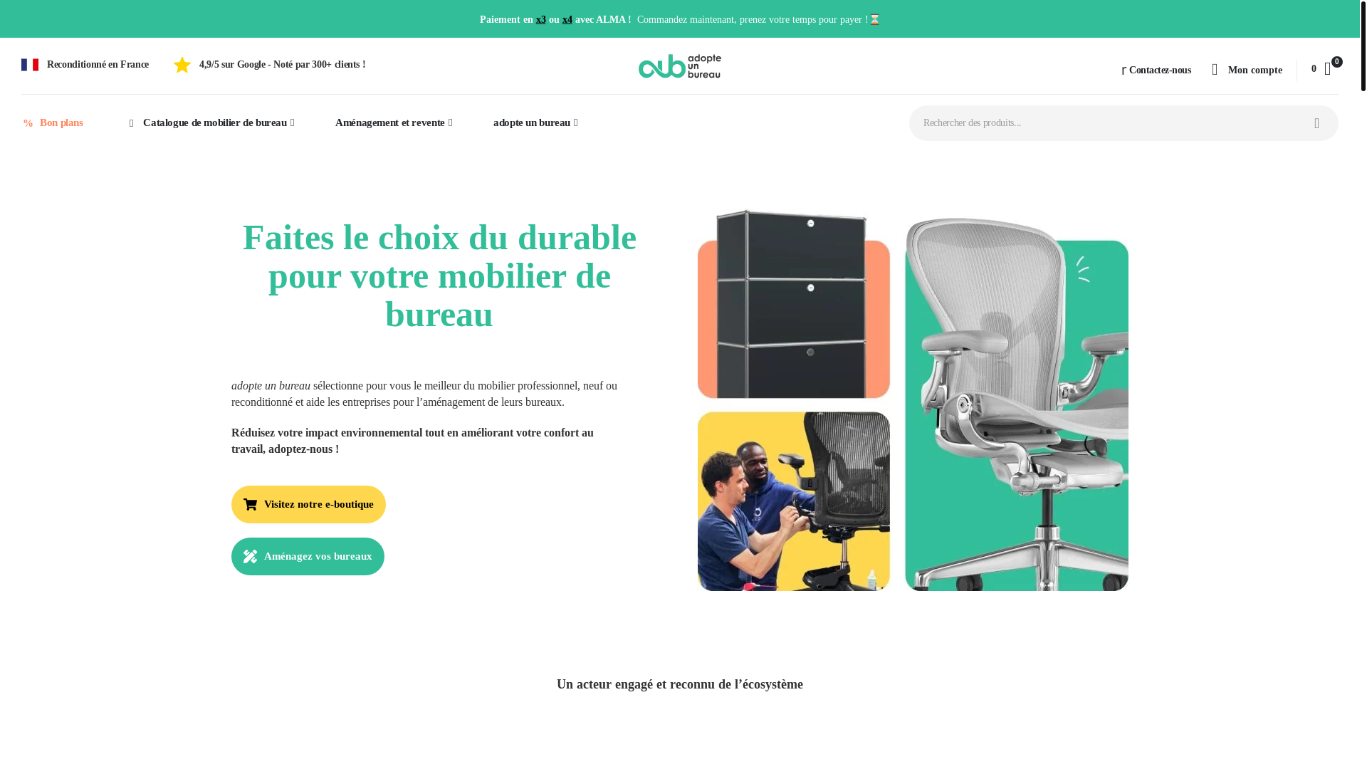 website screenshot of https://adopteunbureauhub.com/