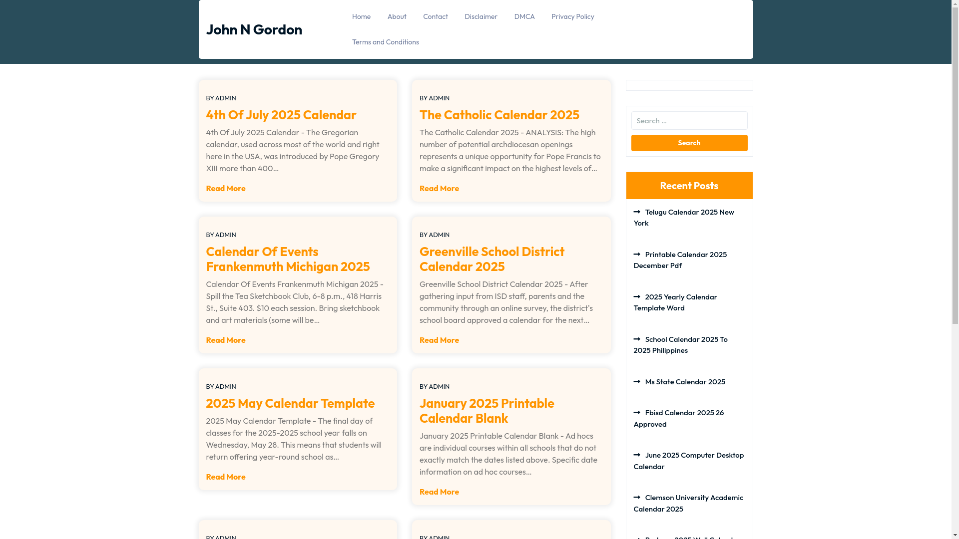 website screenshot of https://johnngordonh.pages.dev/