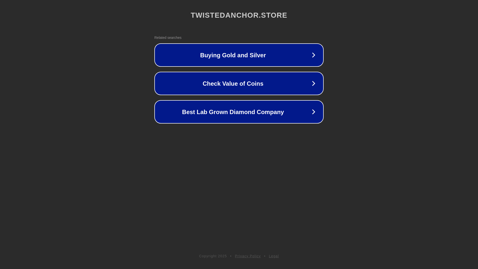 website screenshot of https://twistedanchor.store/