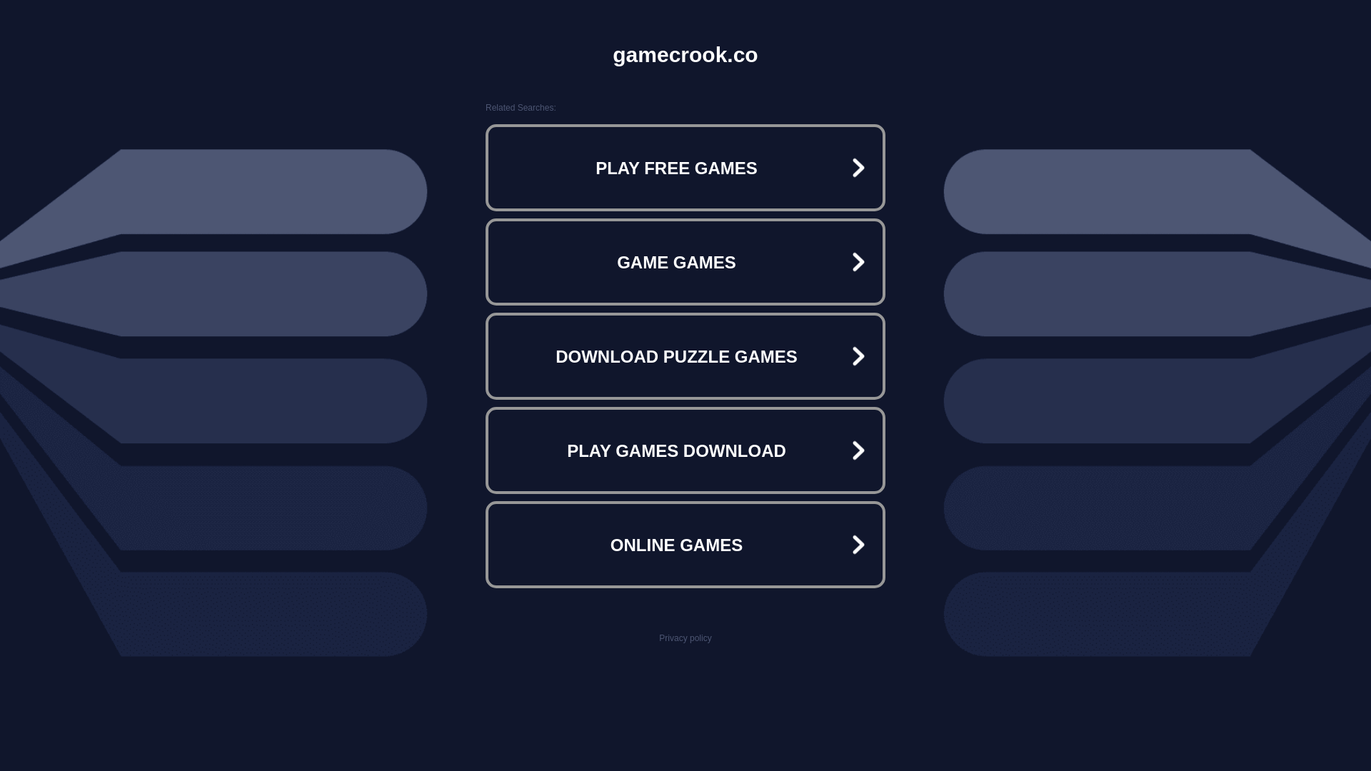 website screenshot of https://gamecrook.co/
