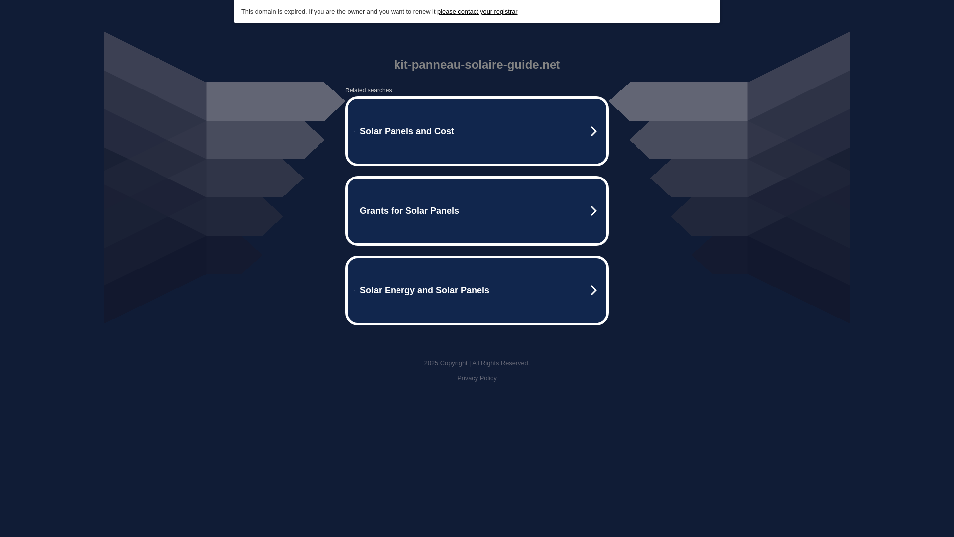 website screenshot of https://kit-panneau-solaire-guide.net/