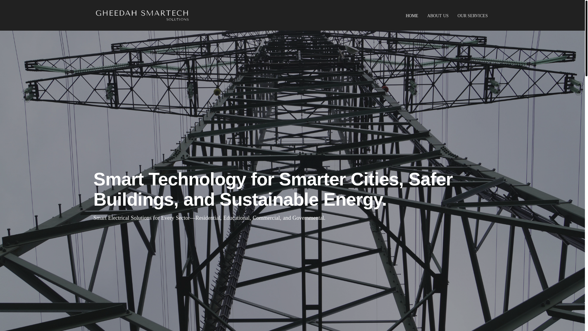 website screenshot of https://gheedahsmartech.com/