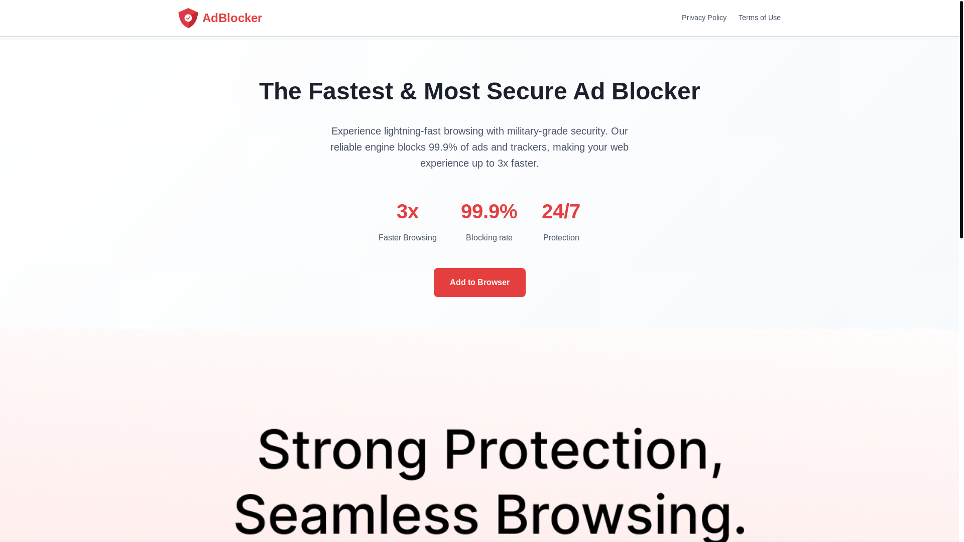 website screenshot of https://nextadblocker.com/