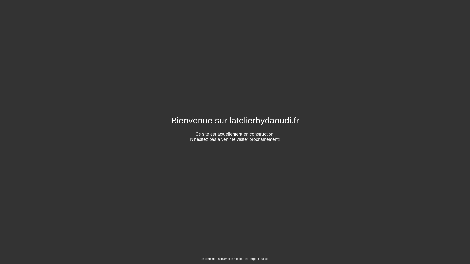 website screenshot of https://latelierbydaoudi.fr/