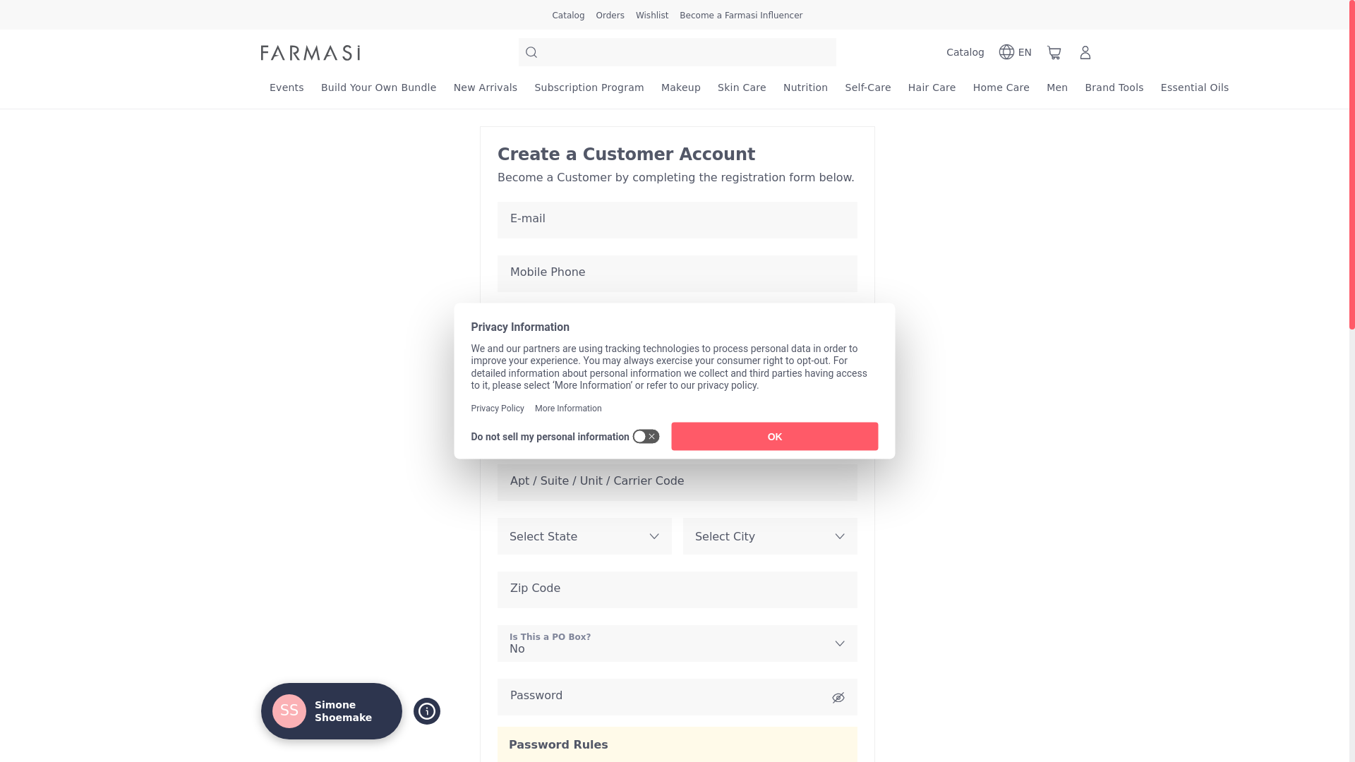 website screenshot of https://partnerwithcoachmonie.com/