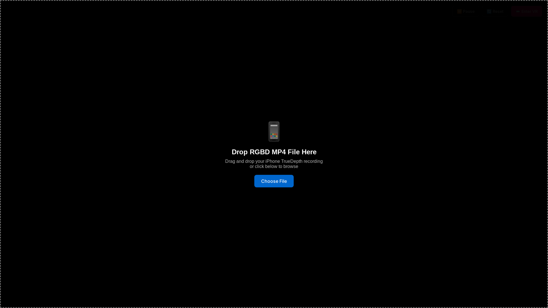 website screenshot of https://rgbd-viewer.pages.dev/