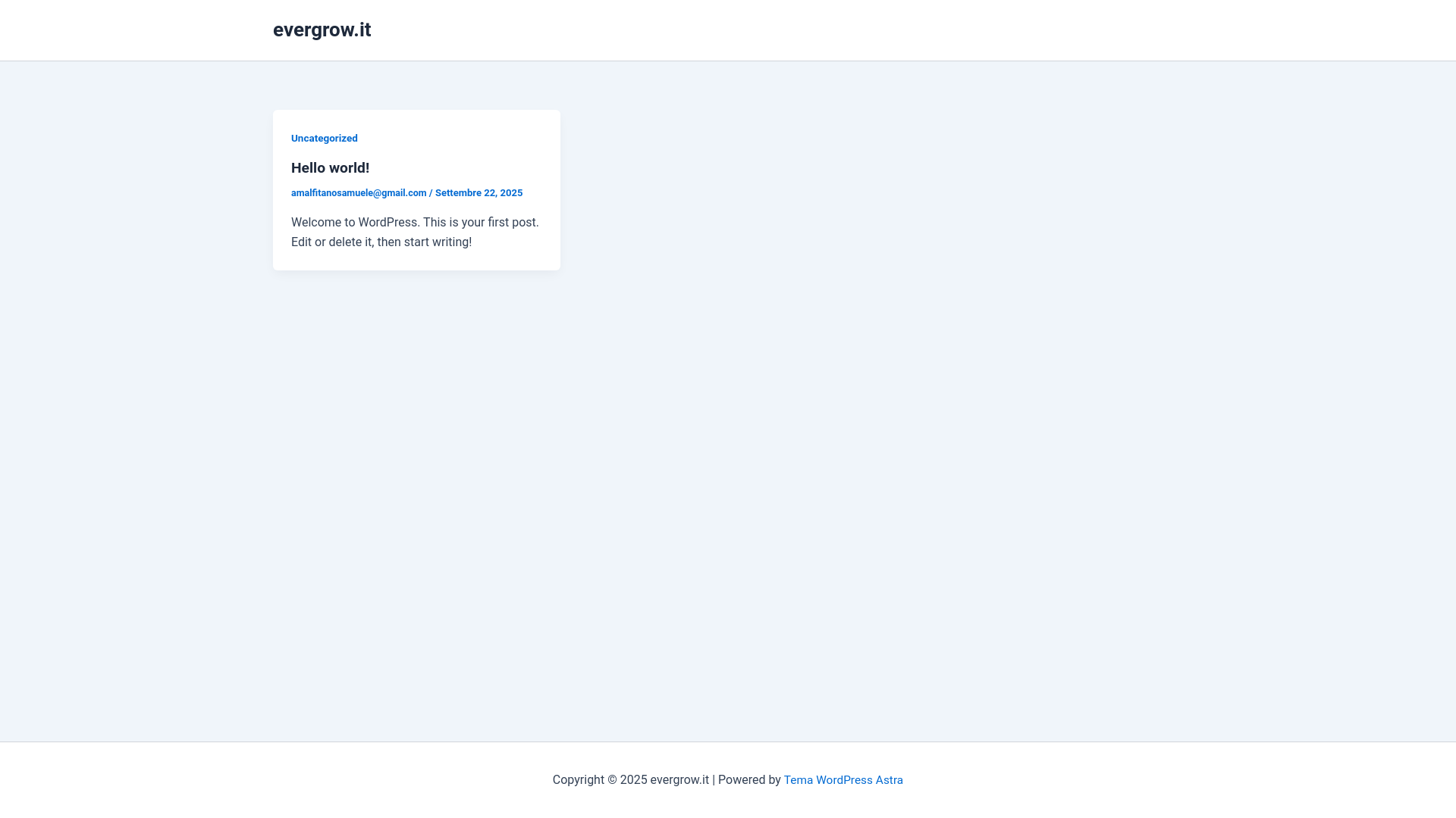website screenshot of https://evergrow.it/