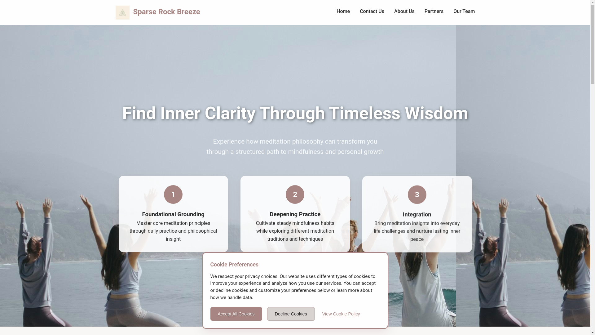 website screenshot of https://sparserockbreeze.top/