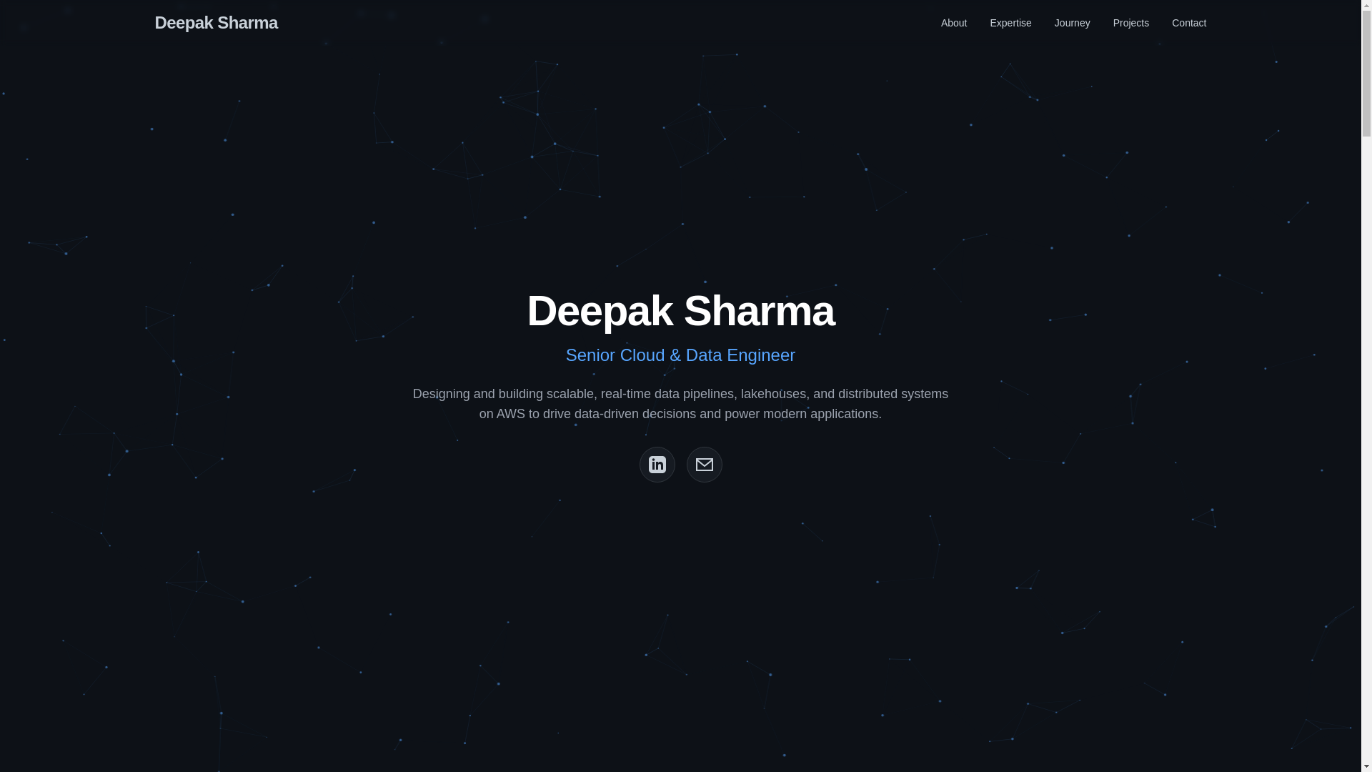 website screenshot of https://deepak-sharma-portfolio.pages.dev/