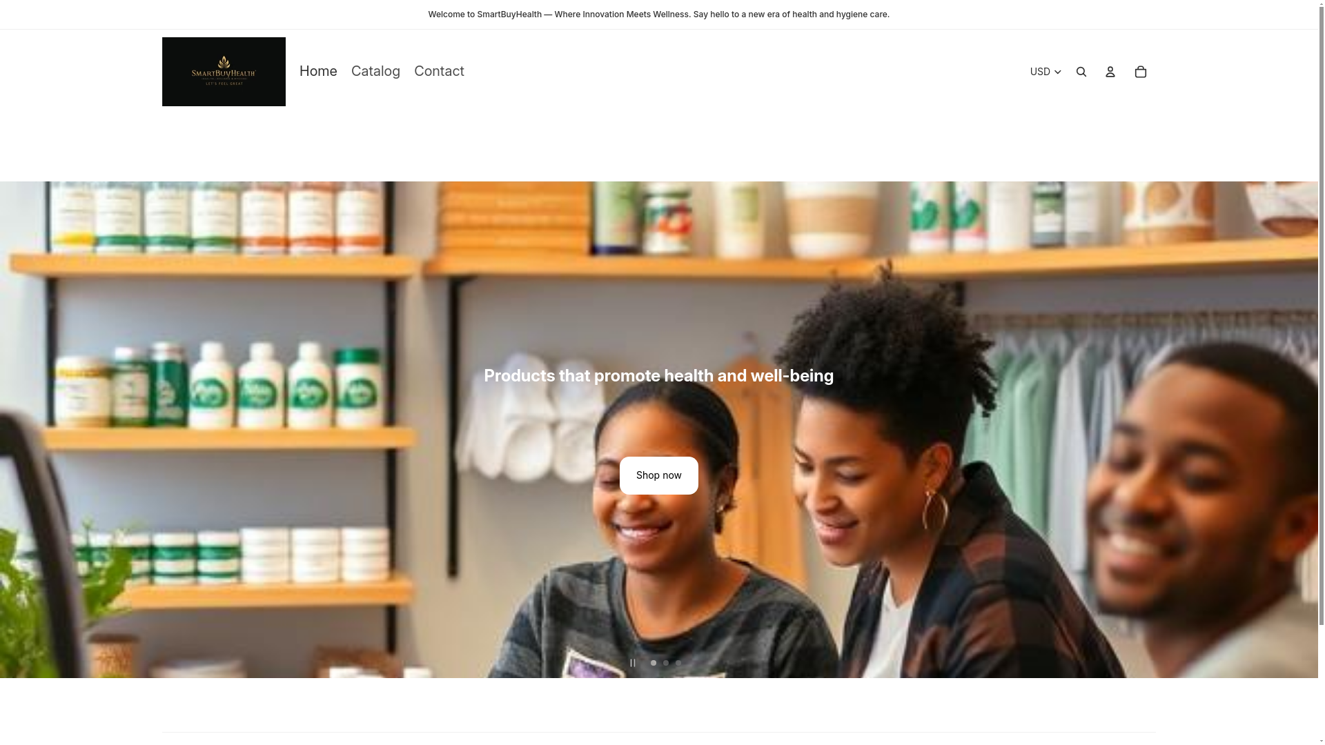 website screenshot of https://smartbuyhealth.store/