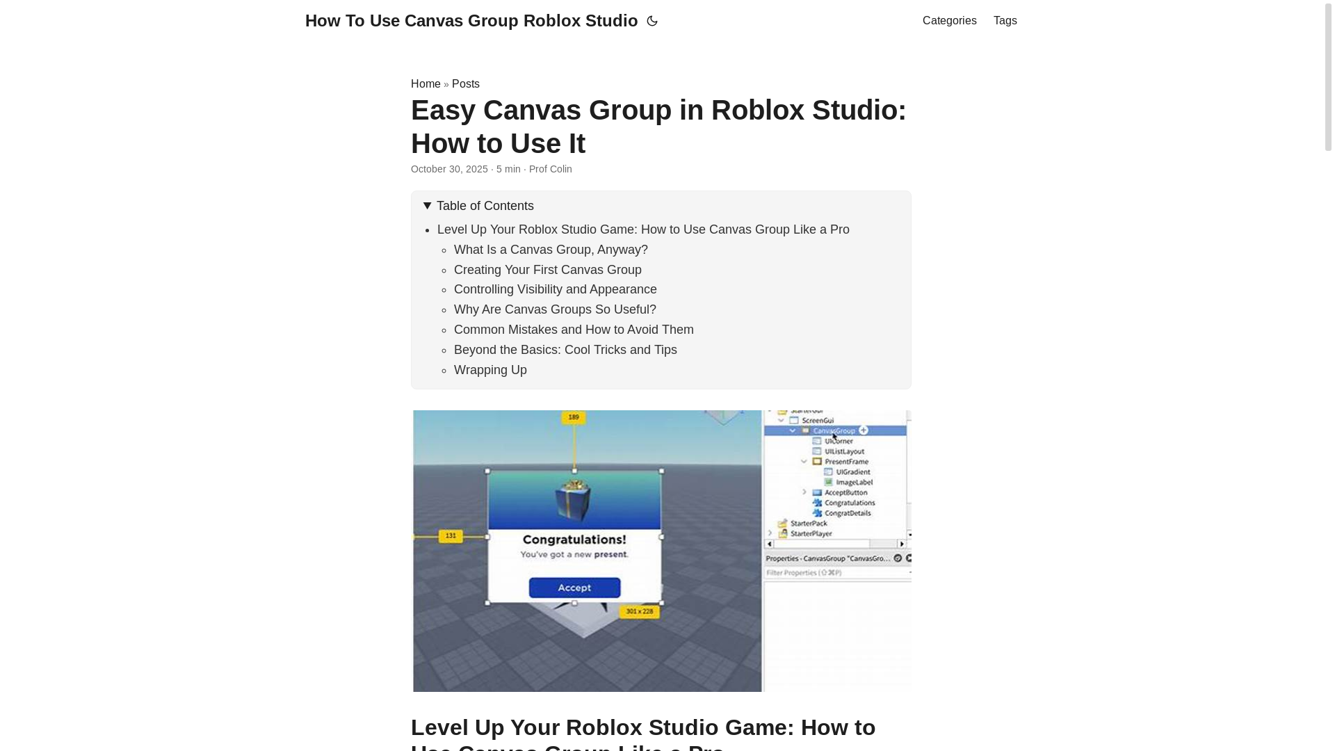 website screenshot of https://how-to-use-canvas-group-roblox-studio.pages.dev/