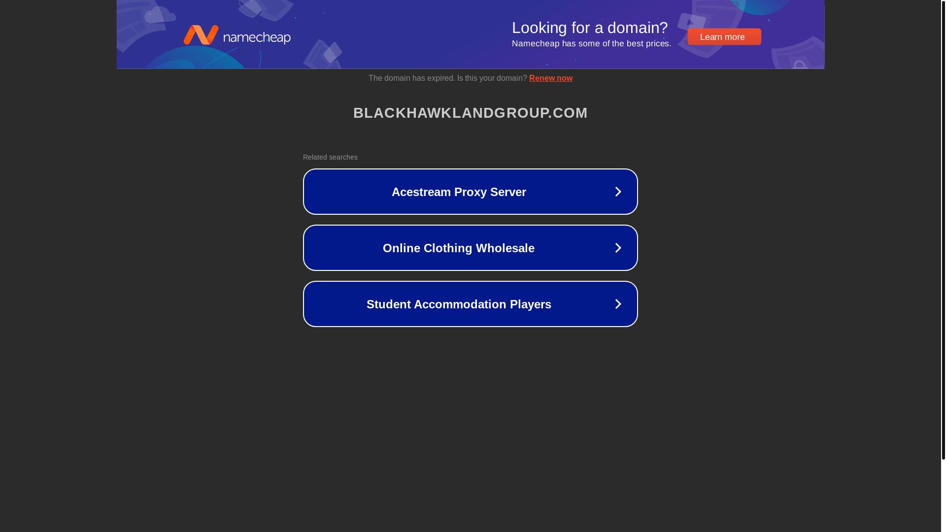 website screenshot of https://blackhawklandgroup.com/