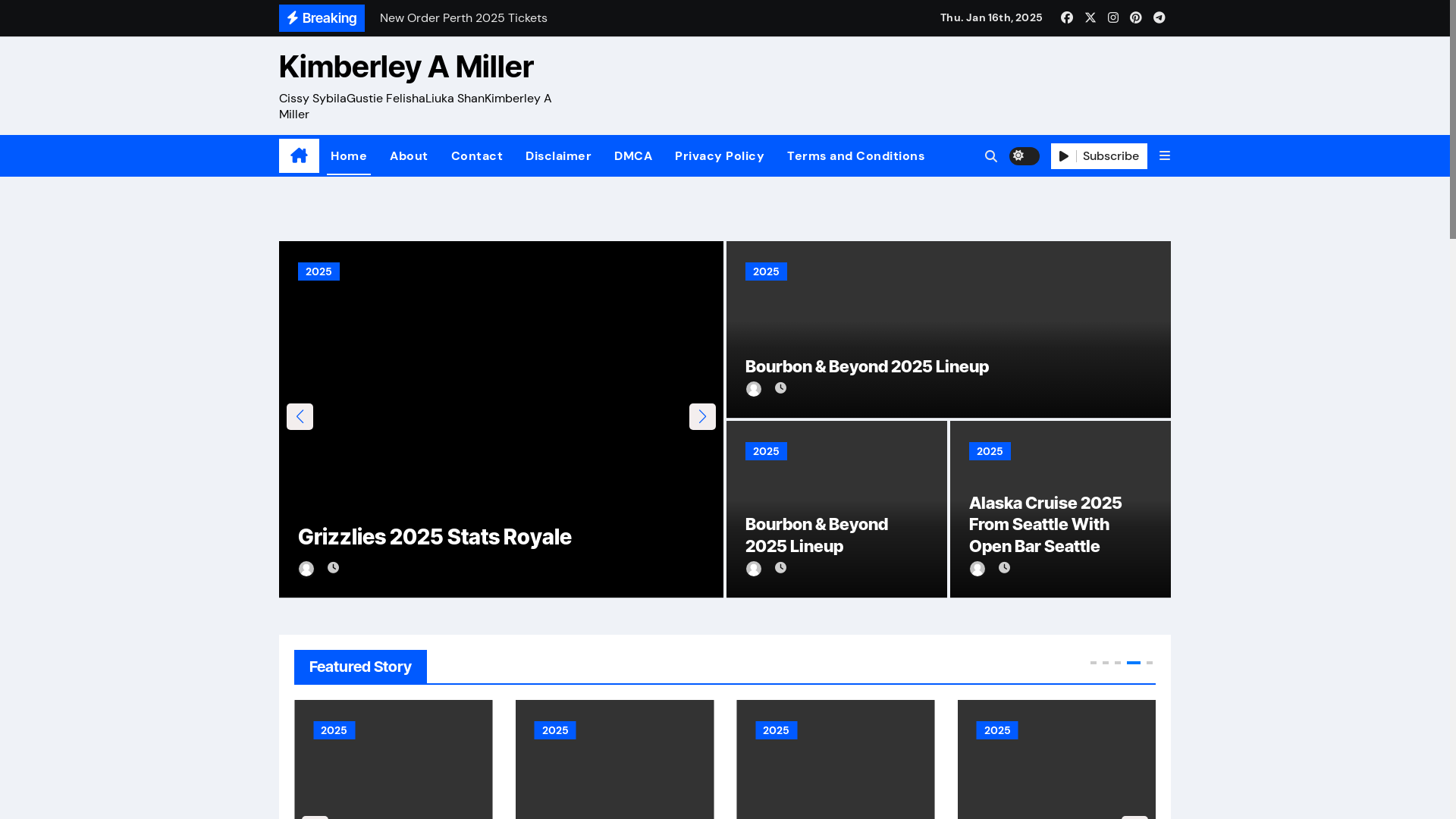 website screenshot of https://kimberleyamillerr.pages.dev/