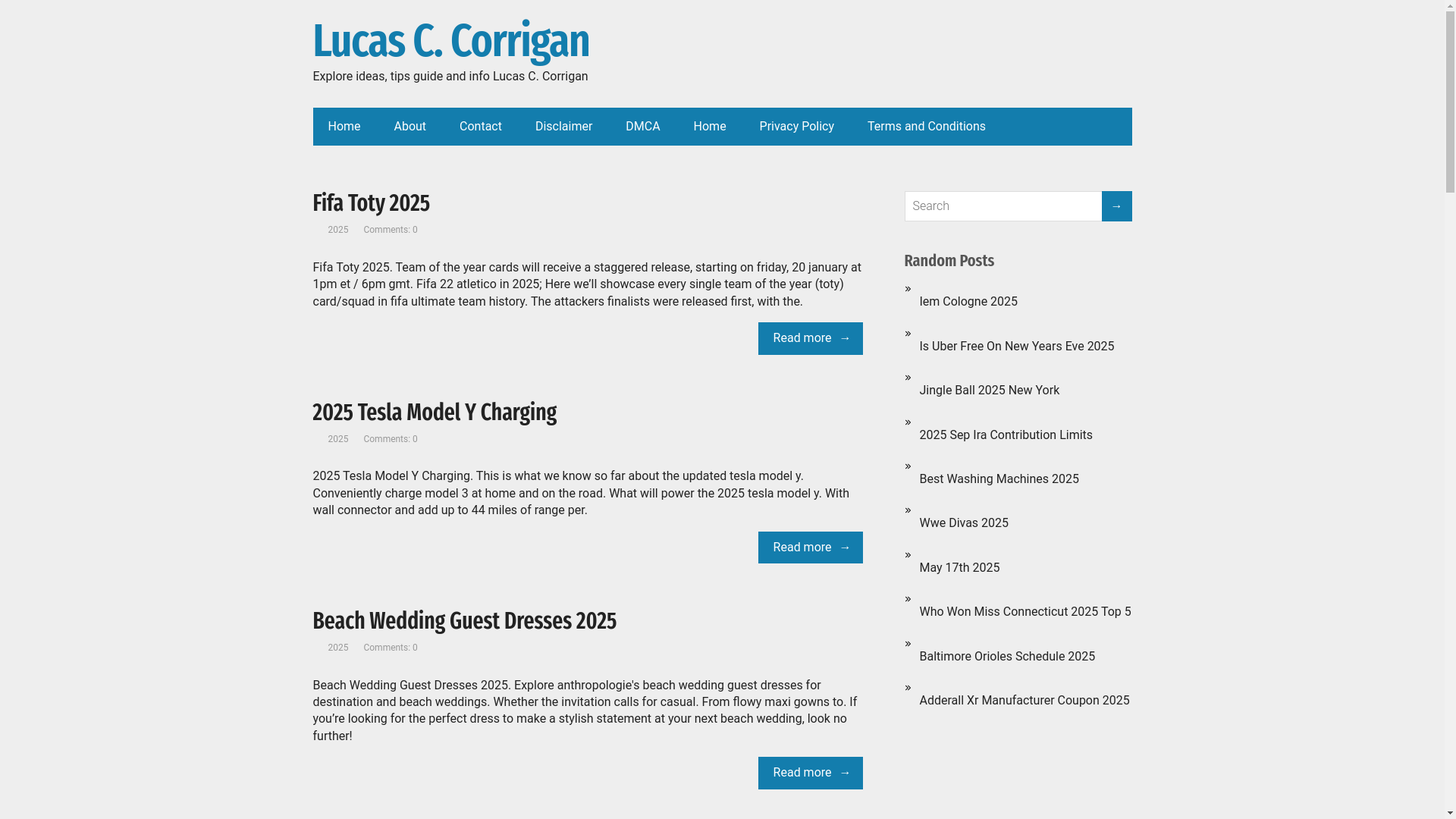 website screenshot of https://lucasccorrigan.pages.dev/