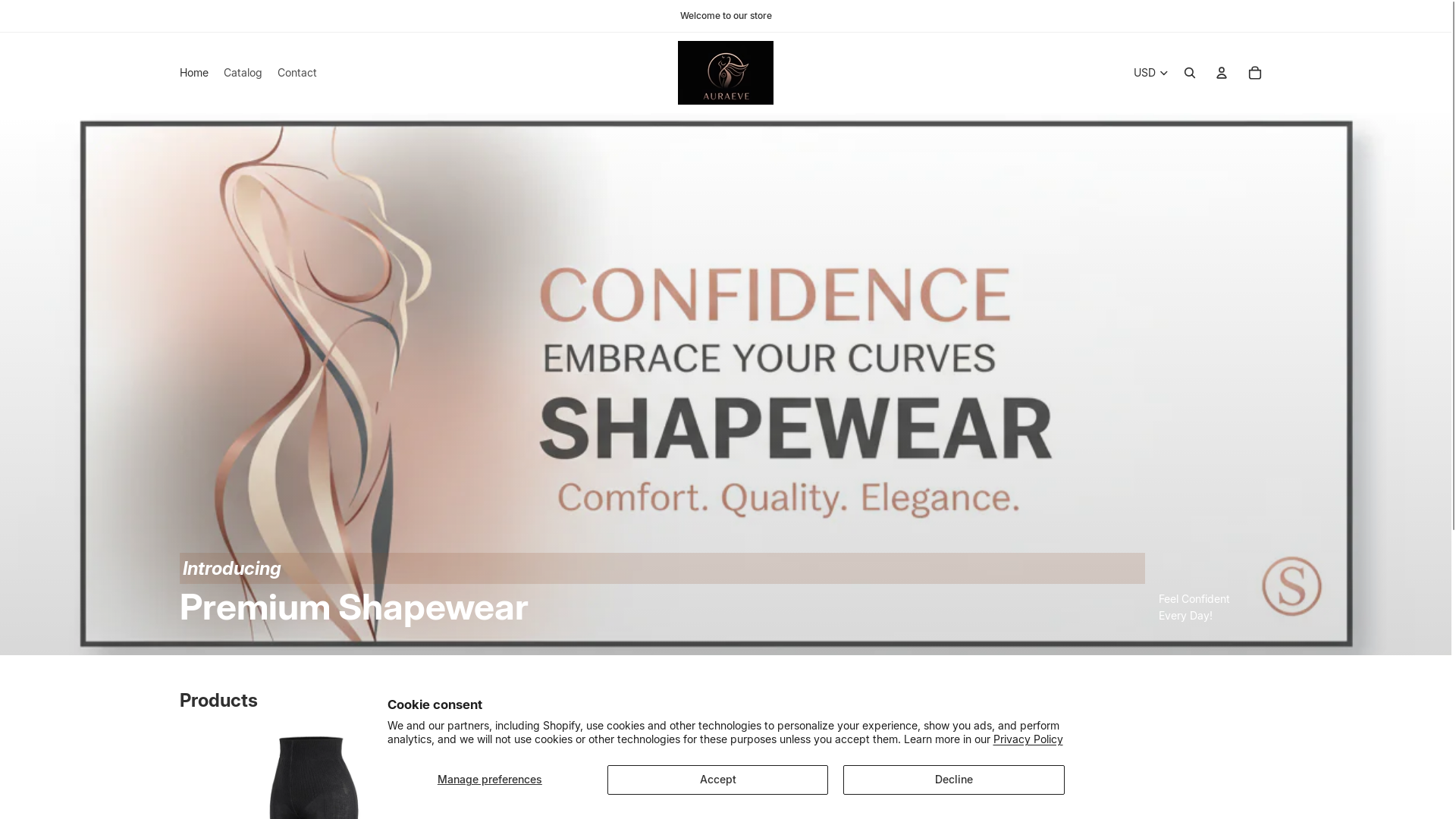 website screenshot of https://shapwear.net/