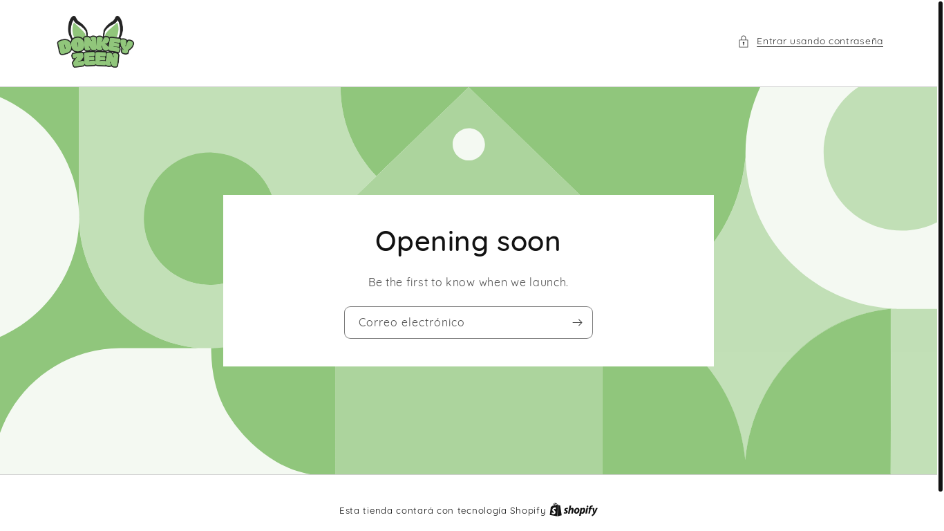 website screenshot of https://donkeyzeen.com/