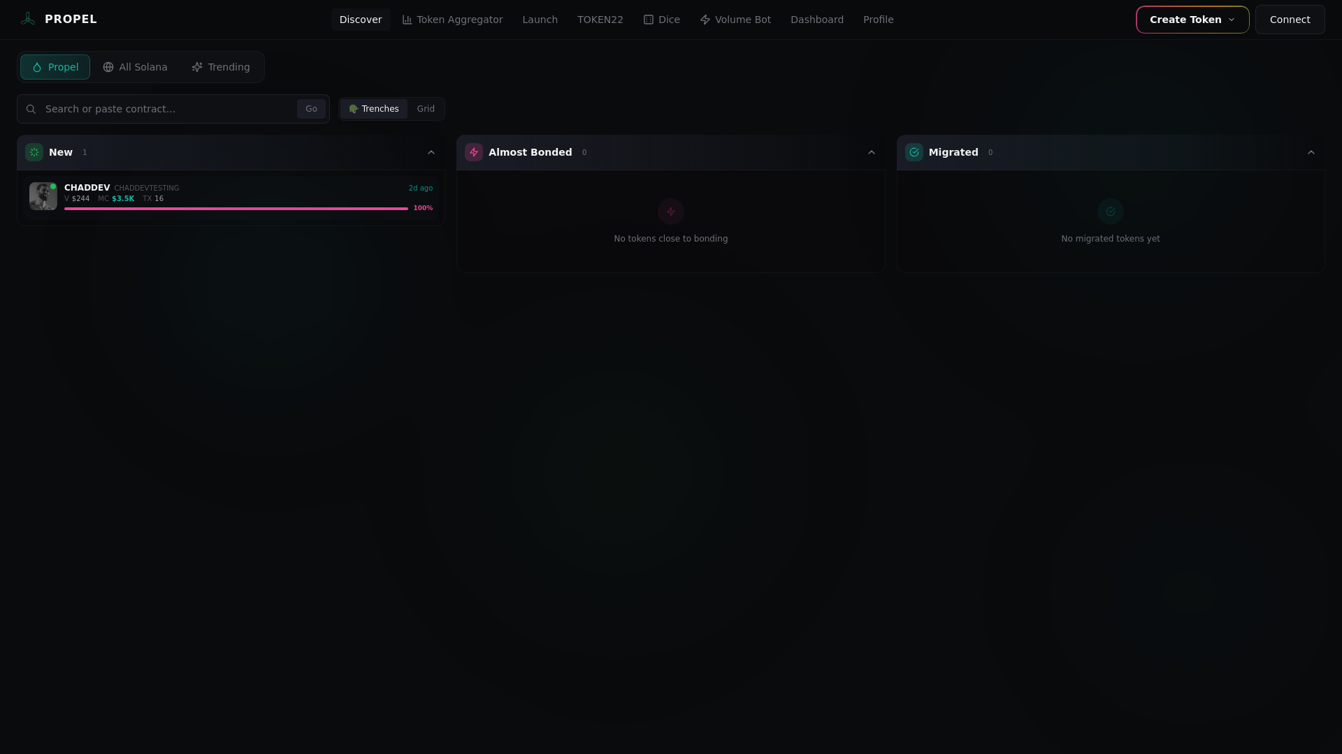 website screenshot of https://propellabs.app/