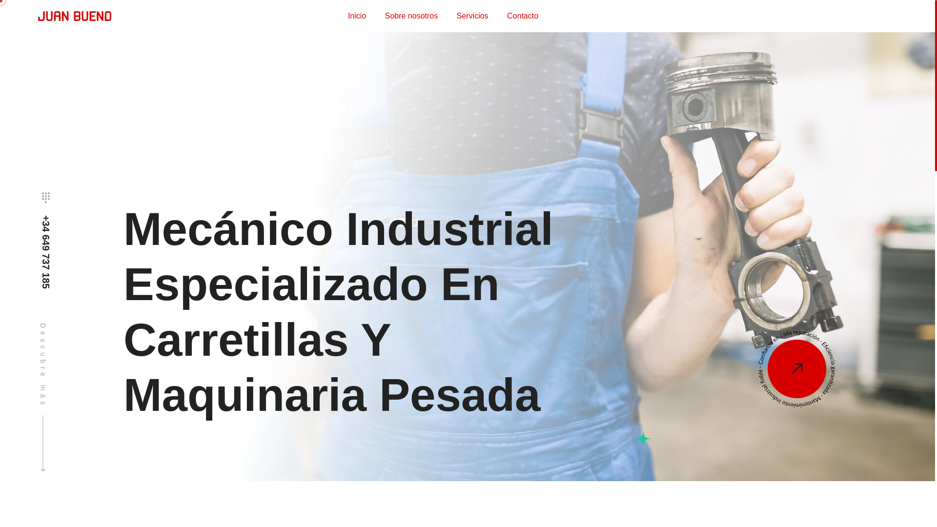 website screenshot of https://mecanicajuanbueno.es/