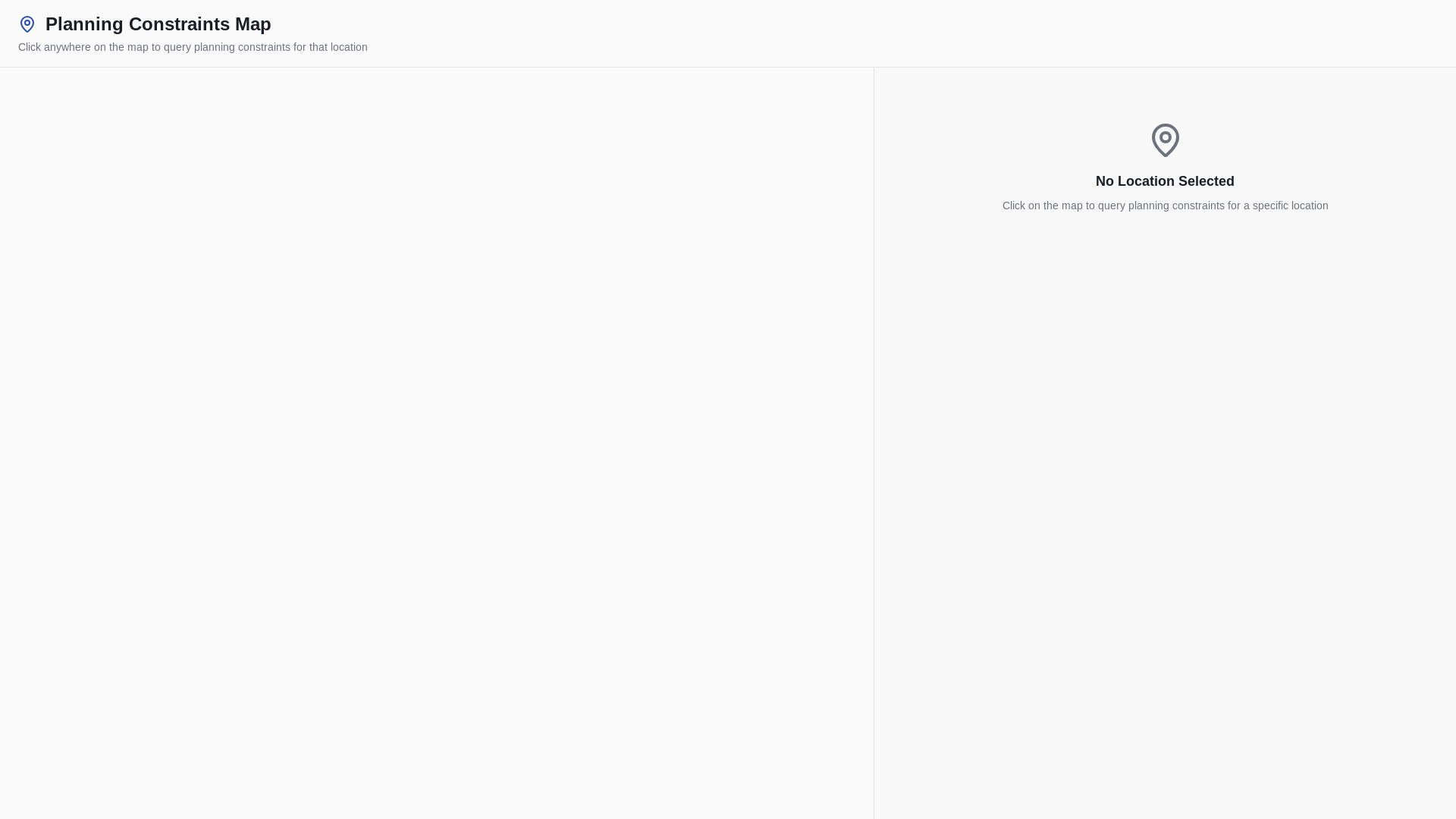 website screenshot of https://planningconstraints.com/